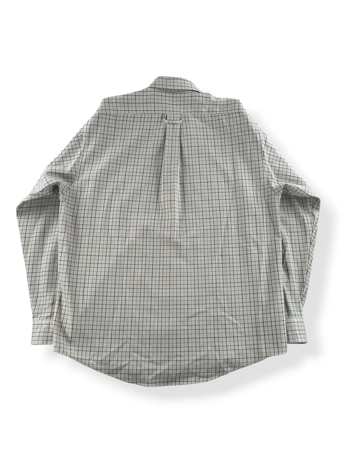 Back of Filson Plaid Wool Shirt SZ L