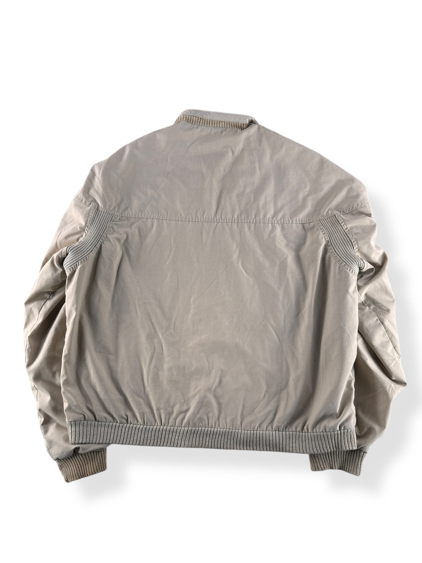 Back of Vintage Bomber Windbreaker SZ XL