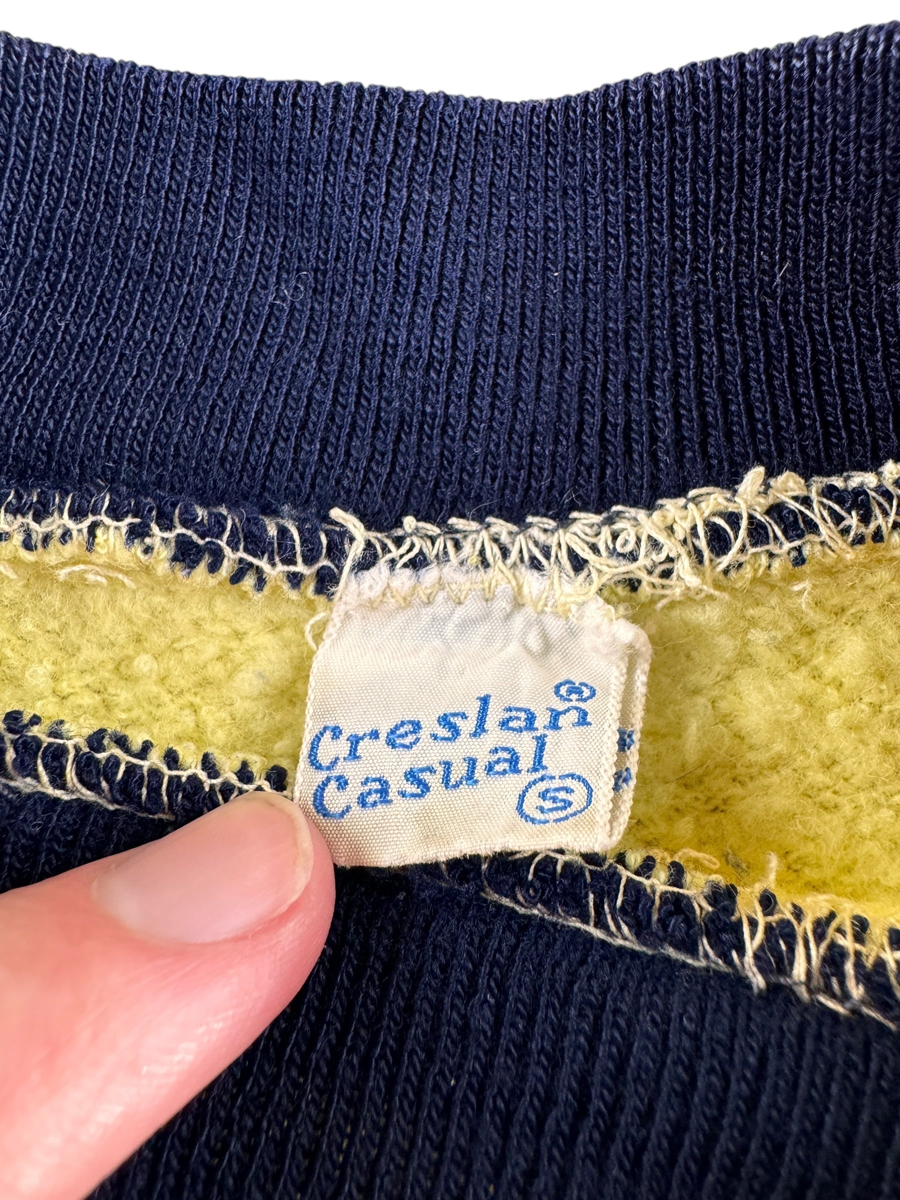 Tag on Creslan Ringer Short Sleeve Crewneck SZ S AS IS