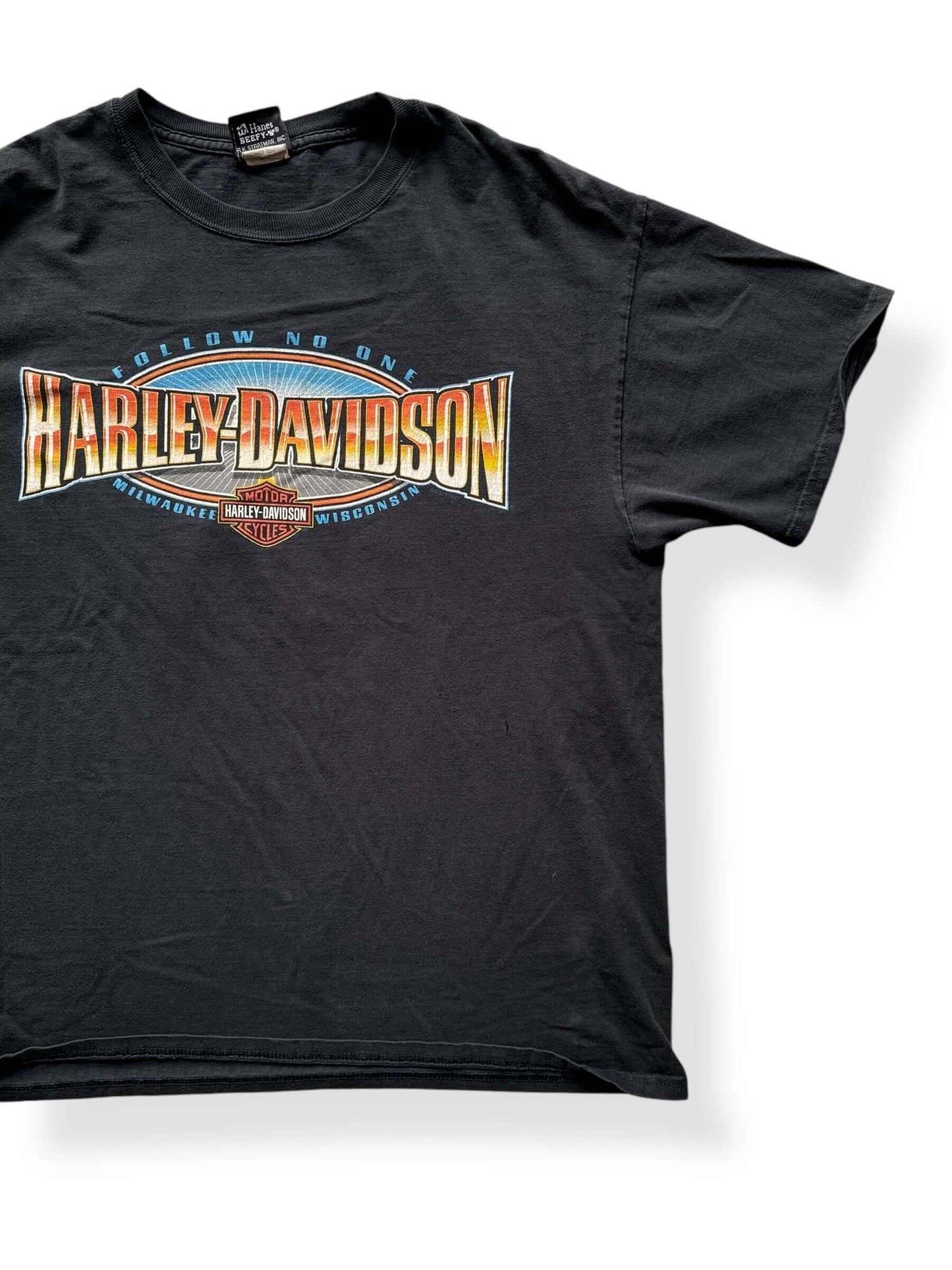 Front Left of 2015 Gail's Harley Davidson St Louis MO Tee SZ L