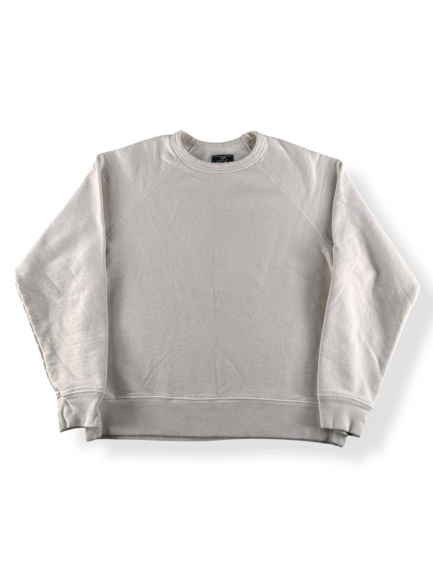 Front of Modern Dehen Heavy Duty Crew White SZ L