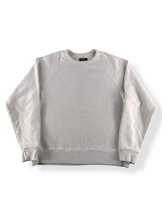 Front of Modern Dehen Heavy Duty Crew White SZ L
