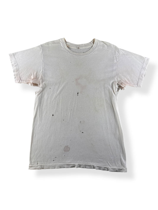 Front of Vintage Blowed Out White FOTL Tee SZ M