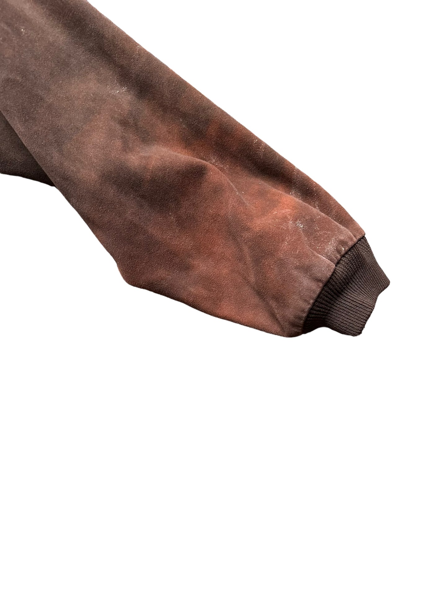 Discolorations on Left Sleeve of Filson Moleskin Brown Liner SZ XL | Filson Bargain Outlet Seattle | Barn Owl Vintage