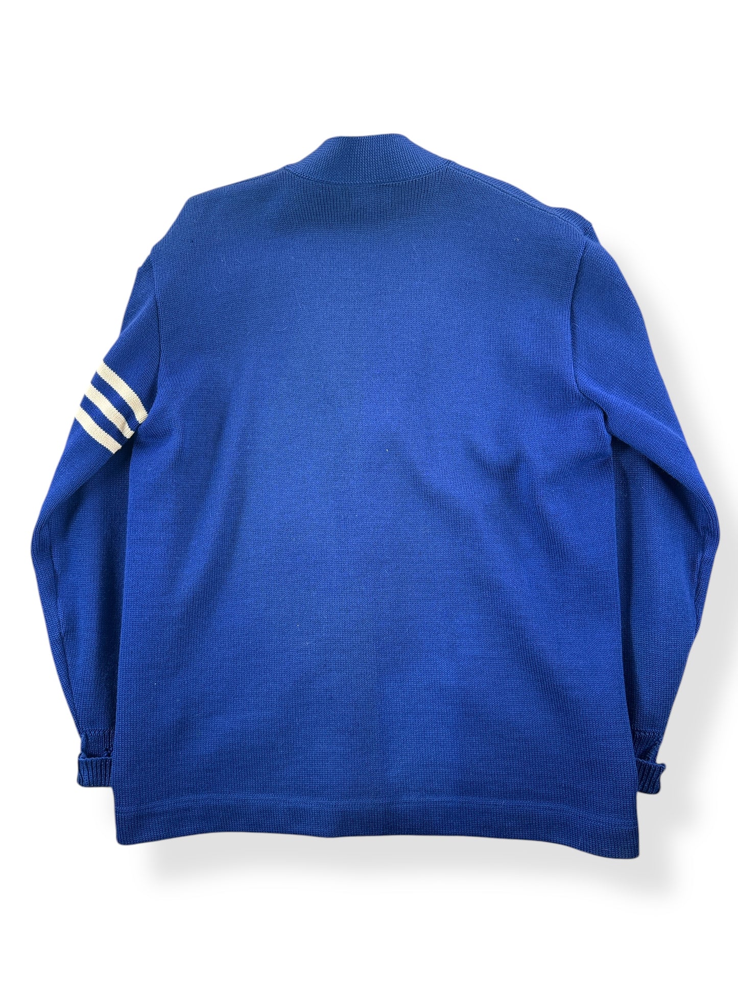 Back of Vintage 1971 Dehen Letterman's Sweater SZ XL
