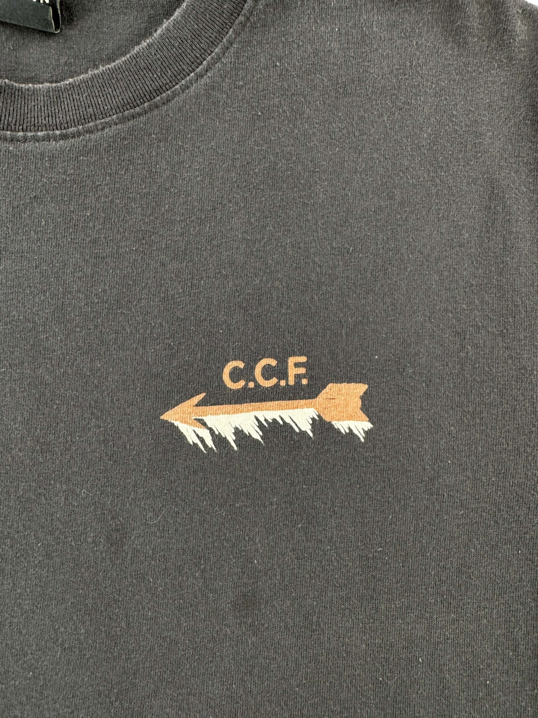 Front Graphic of Filson Polar Bear Long Sleeve Pioneer Long Sleeve Tee SZ M