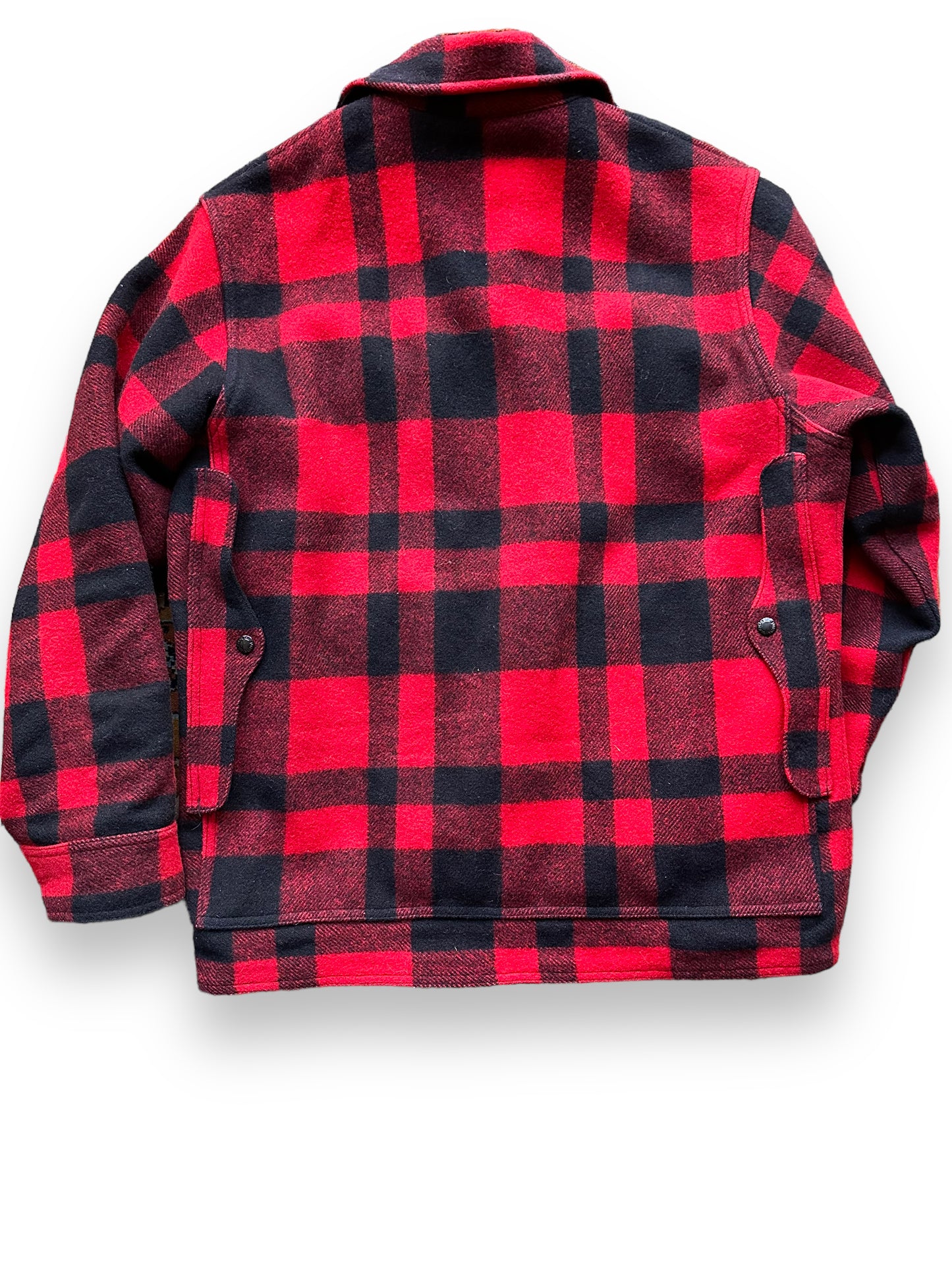 Rear View of Vintage Filson Mackinaw Wool Cruiser SZ 44 | Barn Owl Vintage Goods | Vintage Workwear Seattle