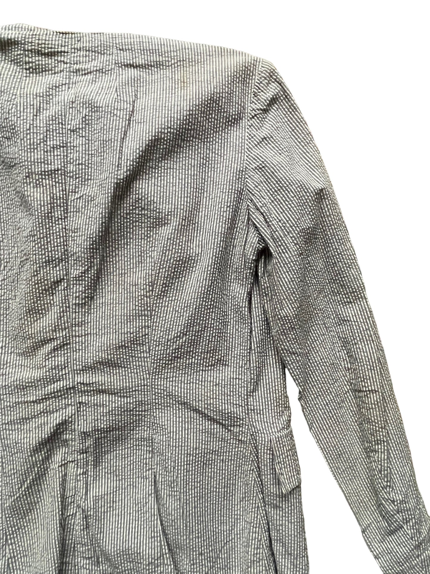 Vintage 1940s U.S. Coast Guard Seersucker Ladies Jacket | Seattle True Vintage | Barn Owl Ladies Clothing