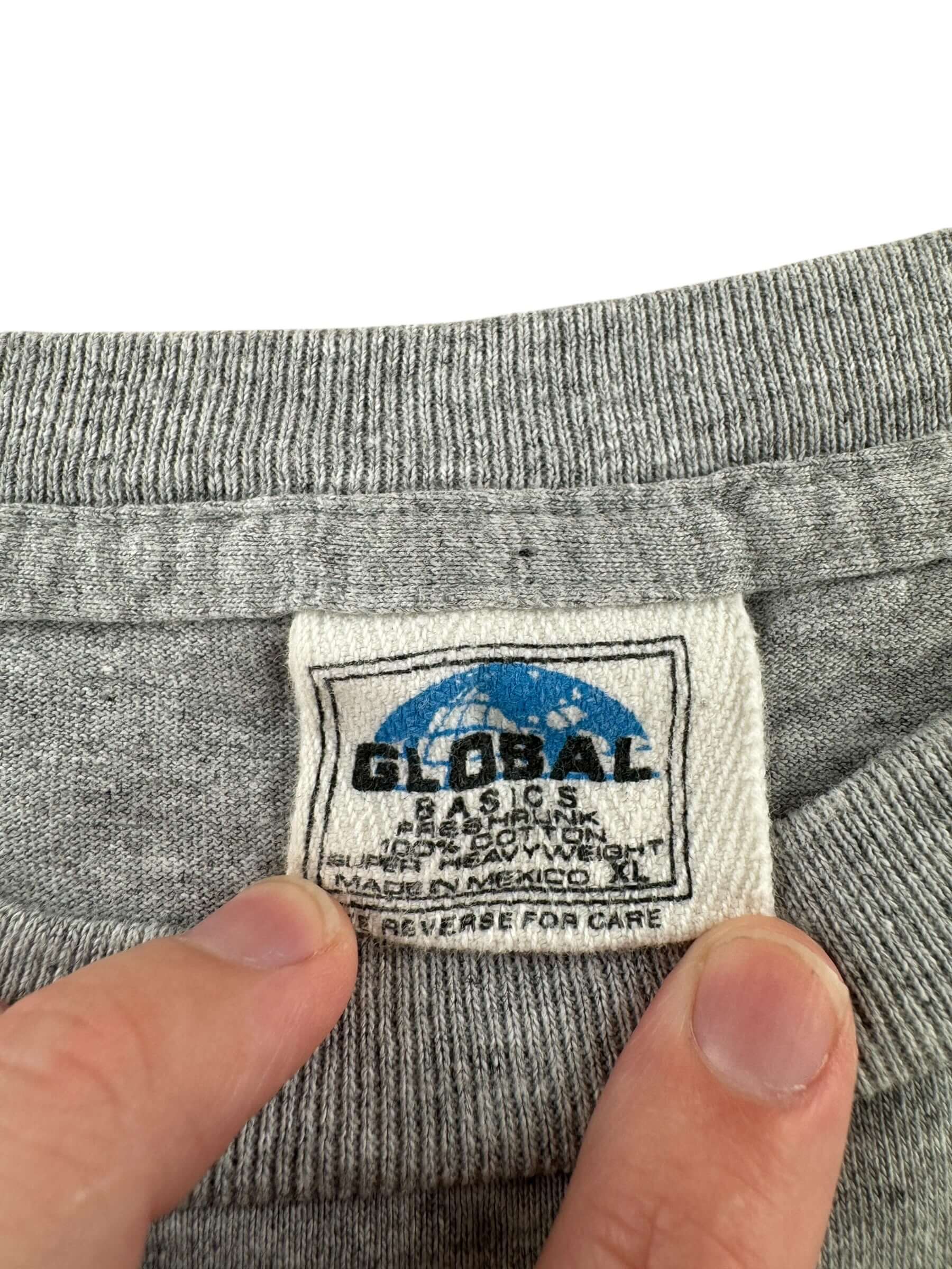 Tag on Vintage 1997 Mike Watt & The Black Gang Crew Tour Tee SZ XL