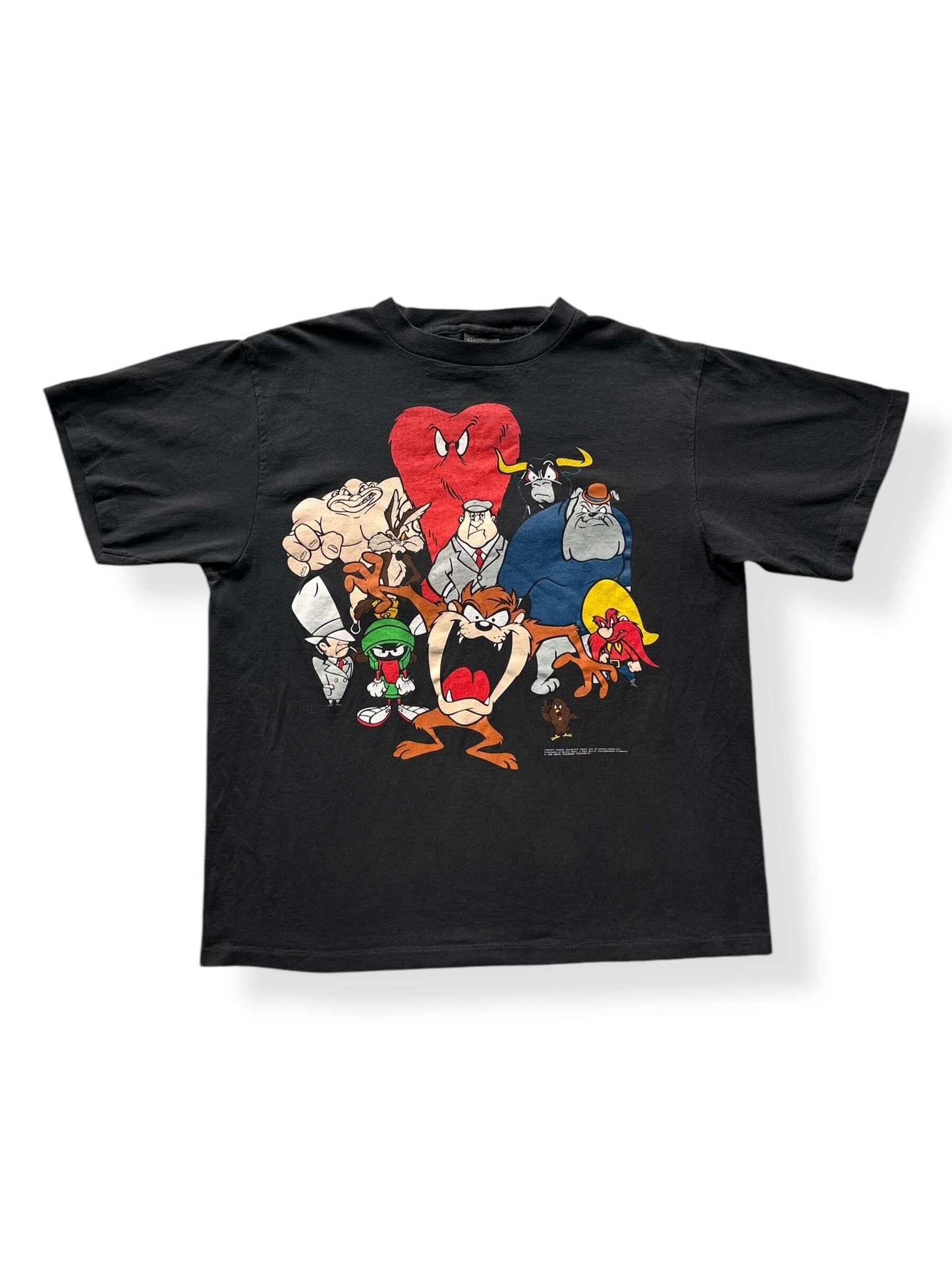 Front of Vintage Looney Tunes Villains Tee SZ XL