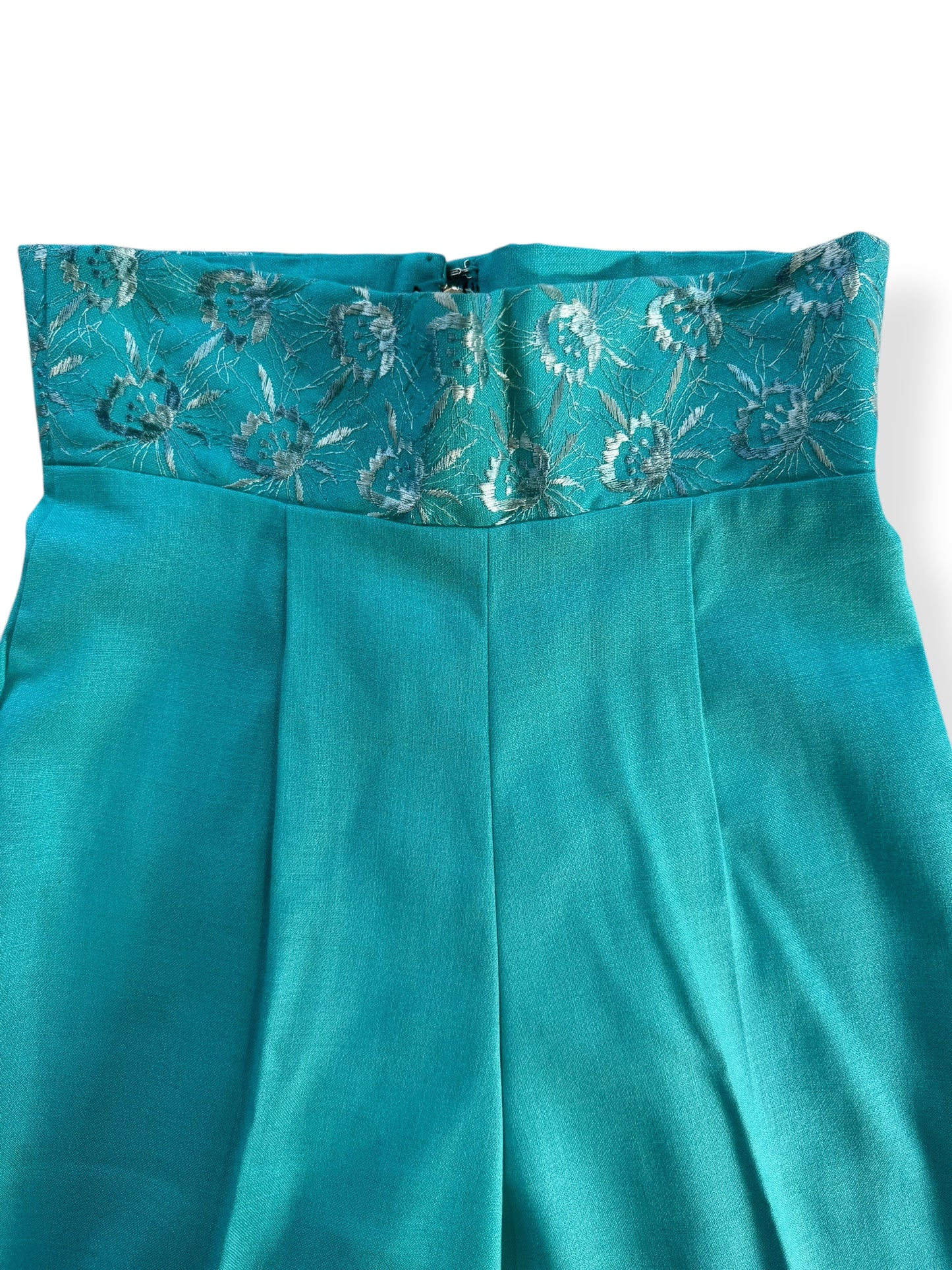 Waist view of 1960s Hawaiian Togs Two-Piece Pant Set M