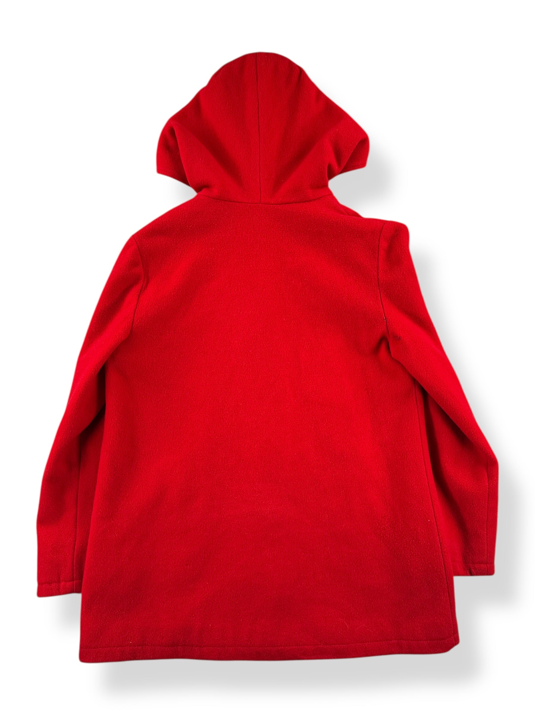 Back of Vintage Mackintosh Little Red Riding Hood Coat SZ M
