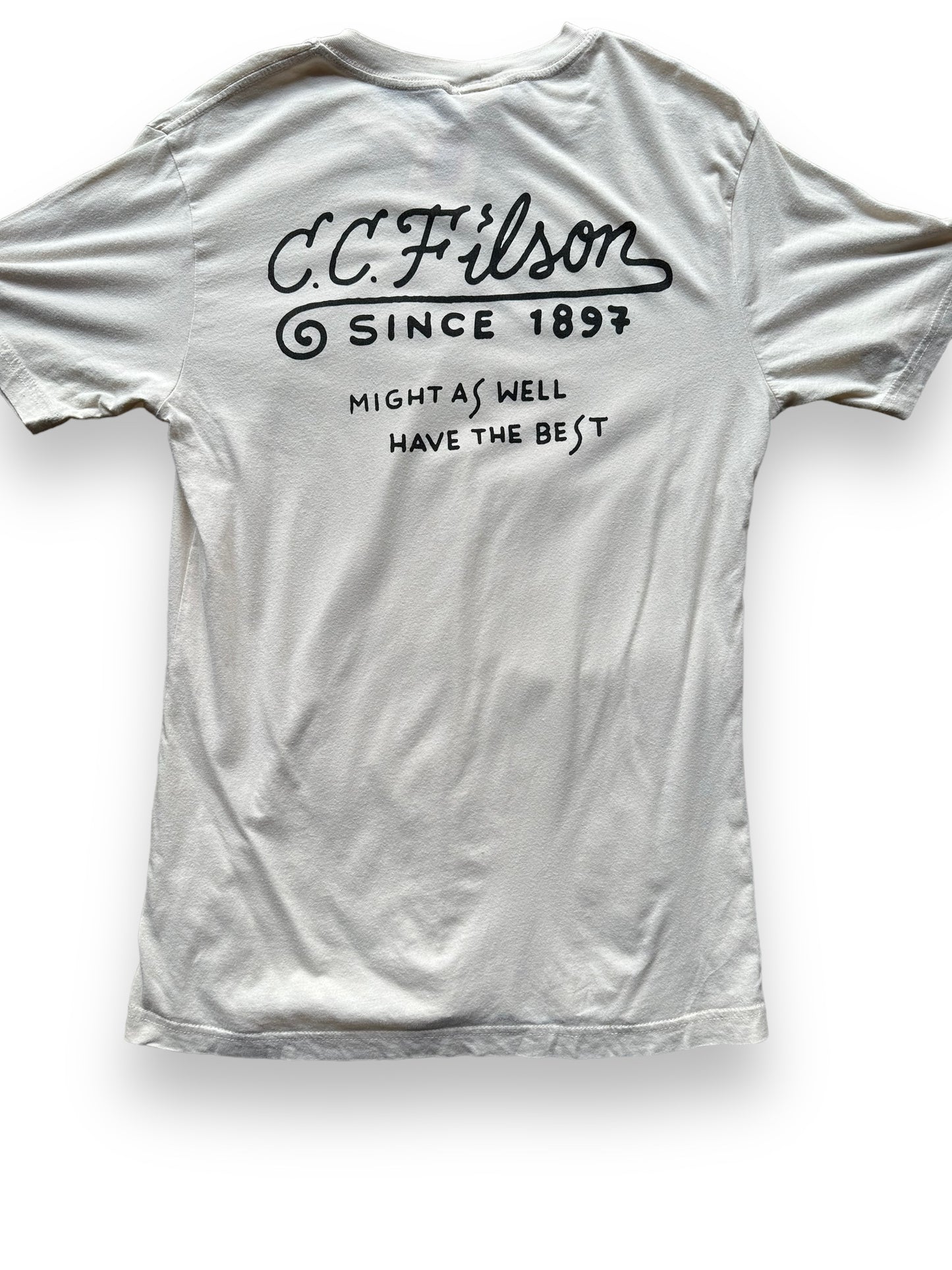 Filson Fish Graphic Tee SZ XS | Barn Owl Vintage Goods | Vintage Filson Workwear Seattle