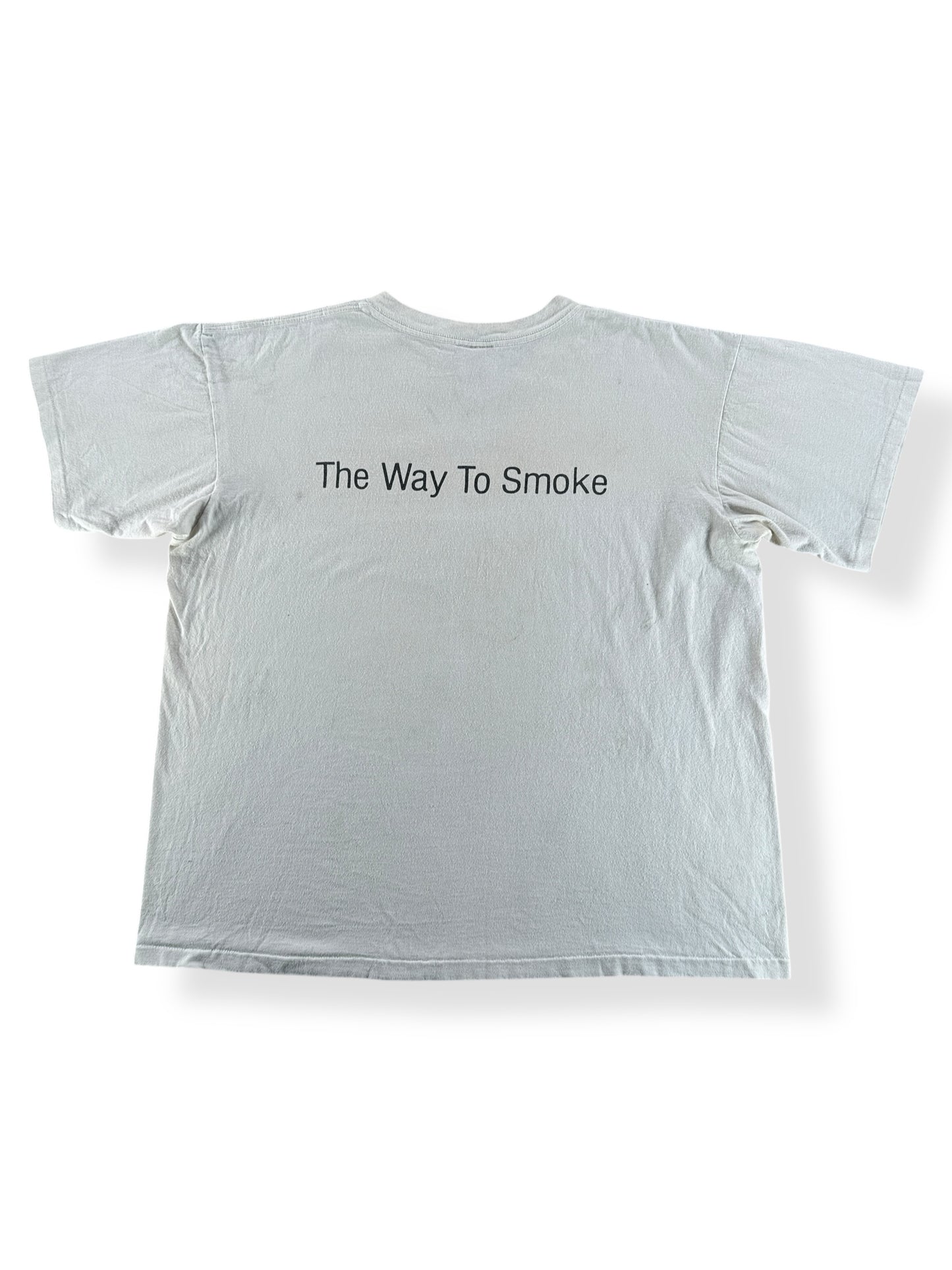Back of Vintage Satchel Interior/Exterior Music Tee SZ XL
