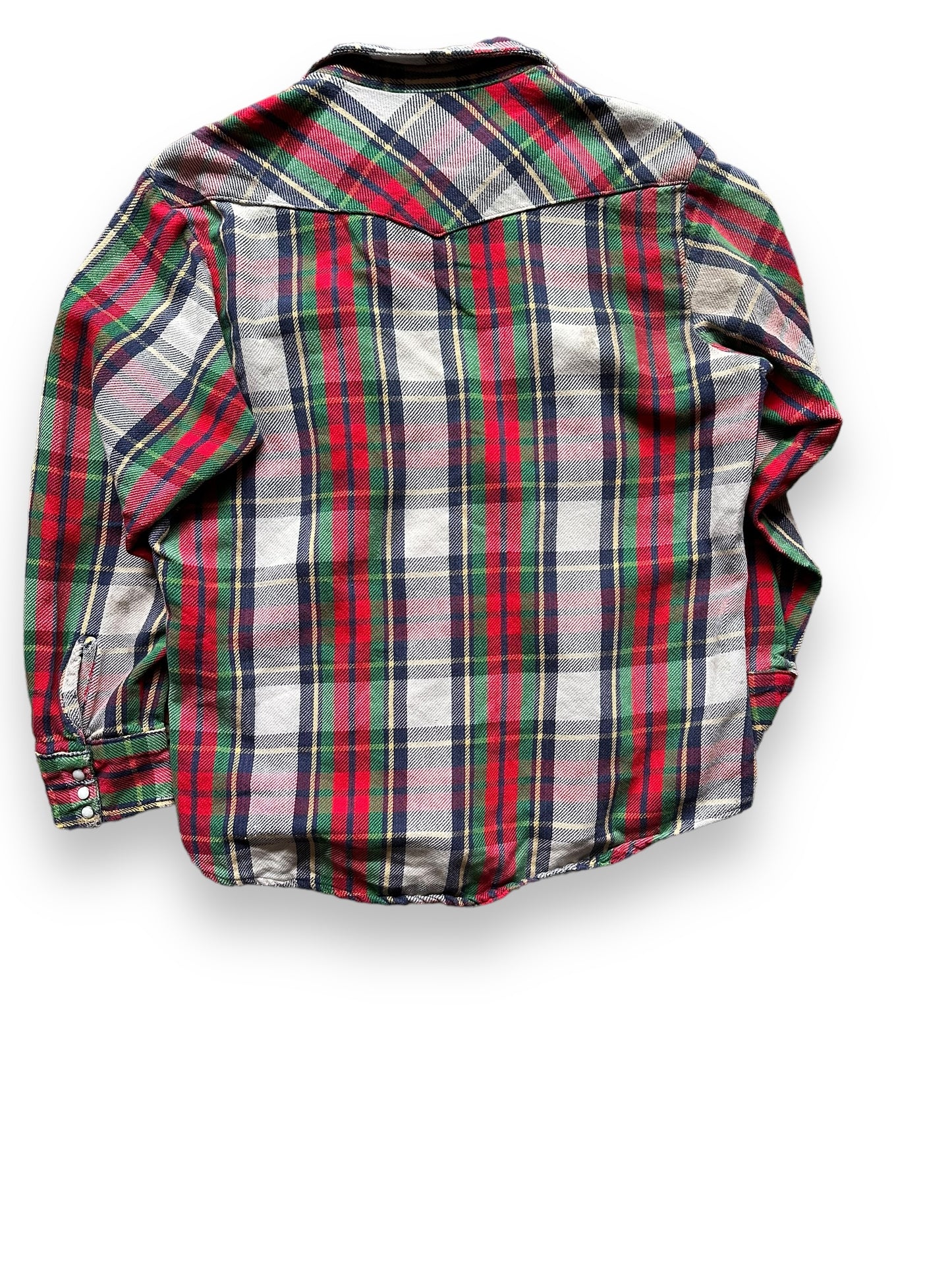 Rear Detail of Vintage Big Mac Cotton Flannel SZ XL | Vintage Western Cotton Flannel Seattle | Barn Owl Vintage Seattle