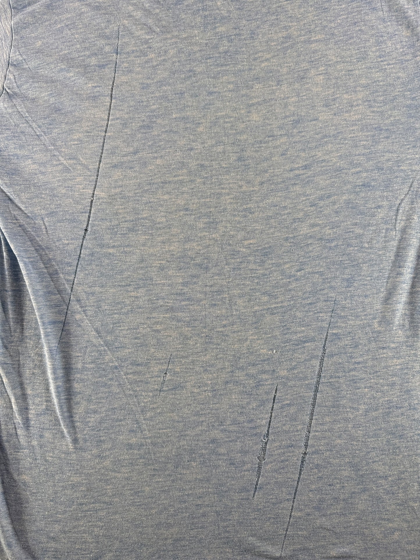 Rips on Back of Vintage Stedman Marine Princess Ringer Tee SZ M