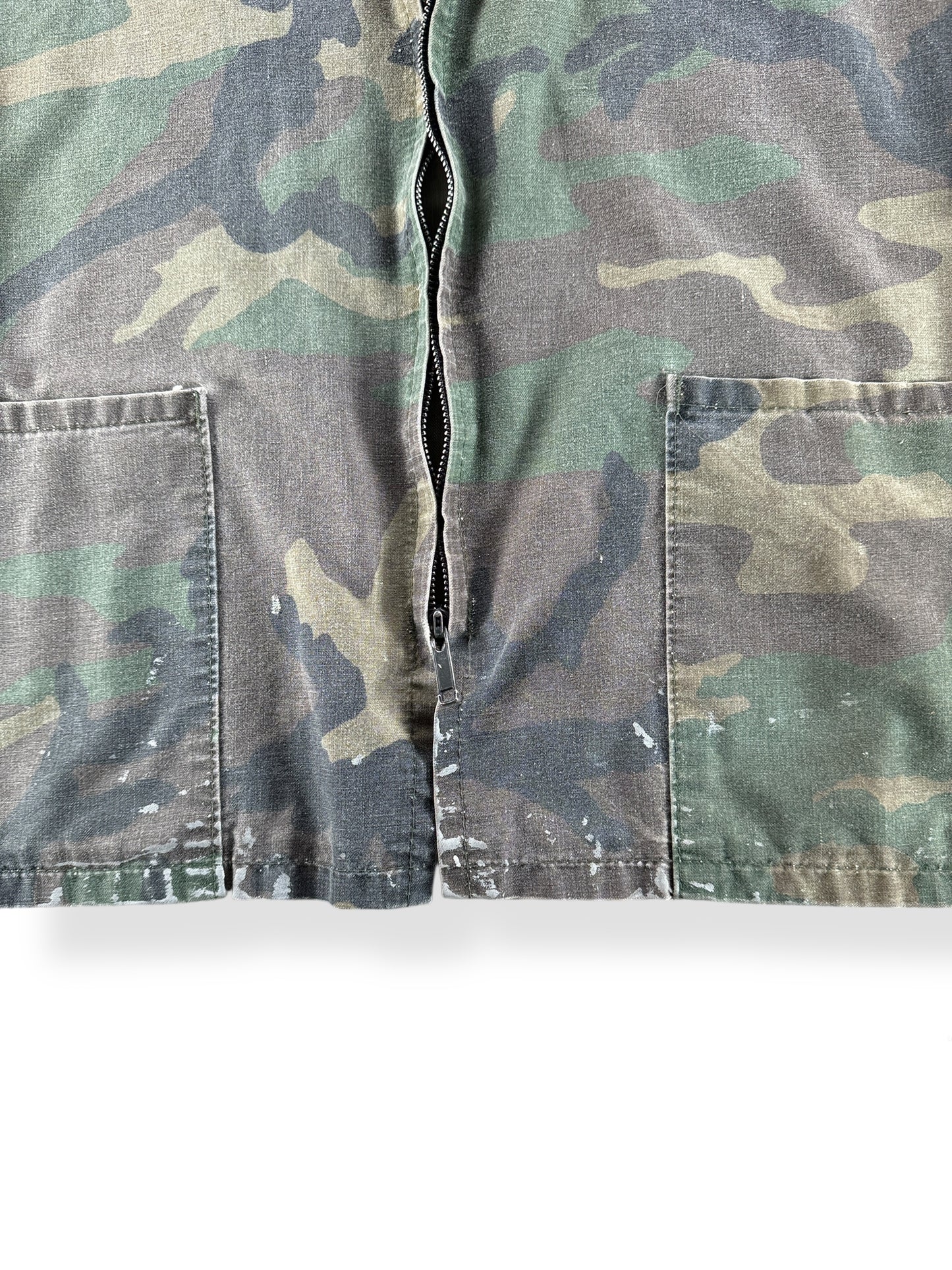 Stains on Vintage Woodland Camo Smock SZ M
