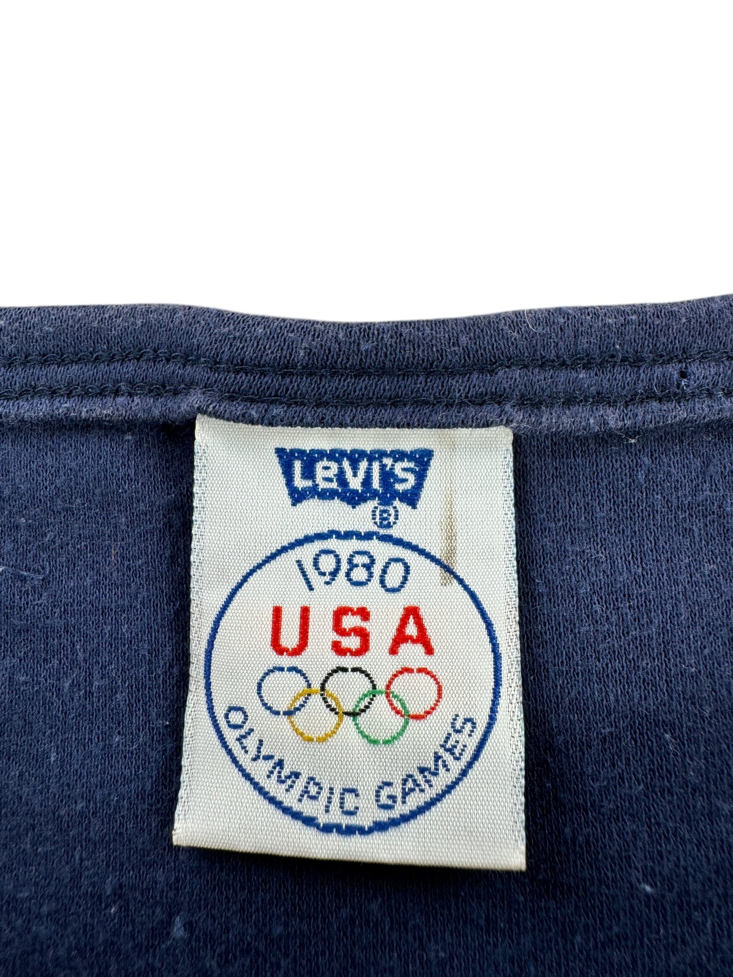 Tag on Vintage 1980 US Olympics Levi's Tee SZ S
