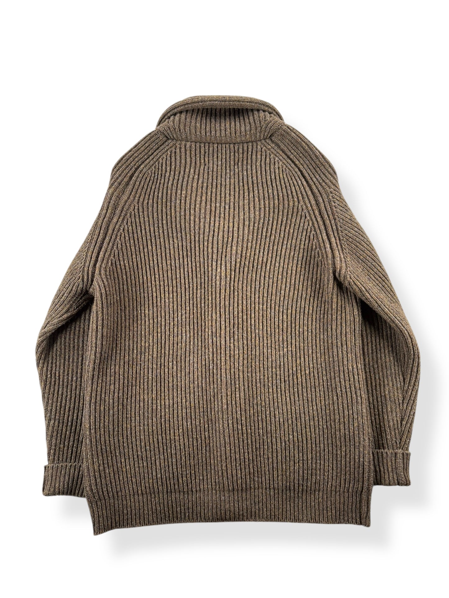 Back of Modern Filson Bristol Wool Cardigan SZ S