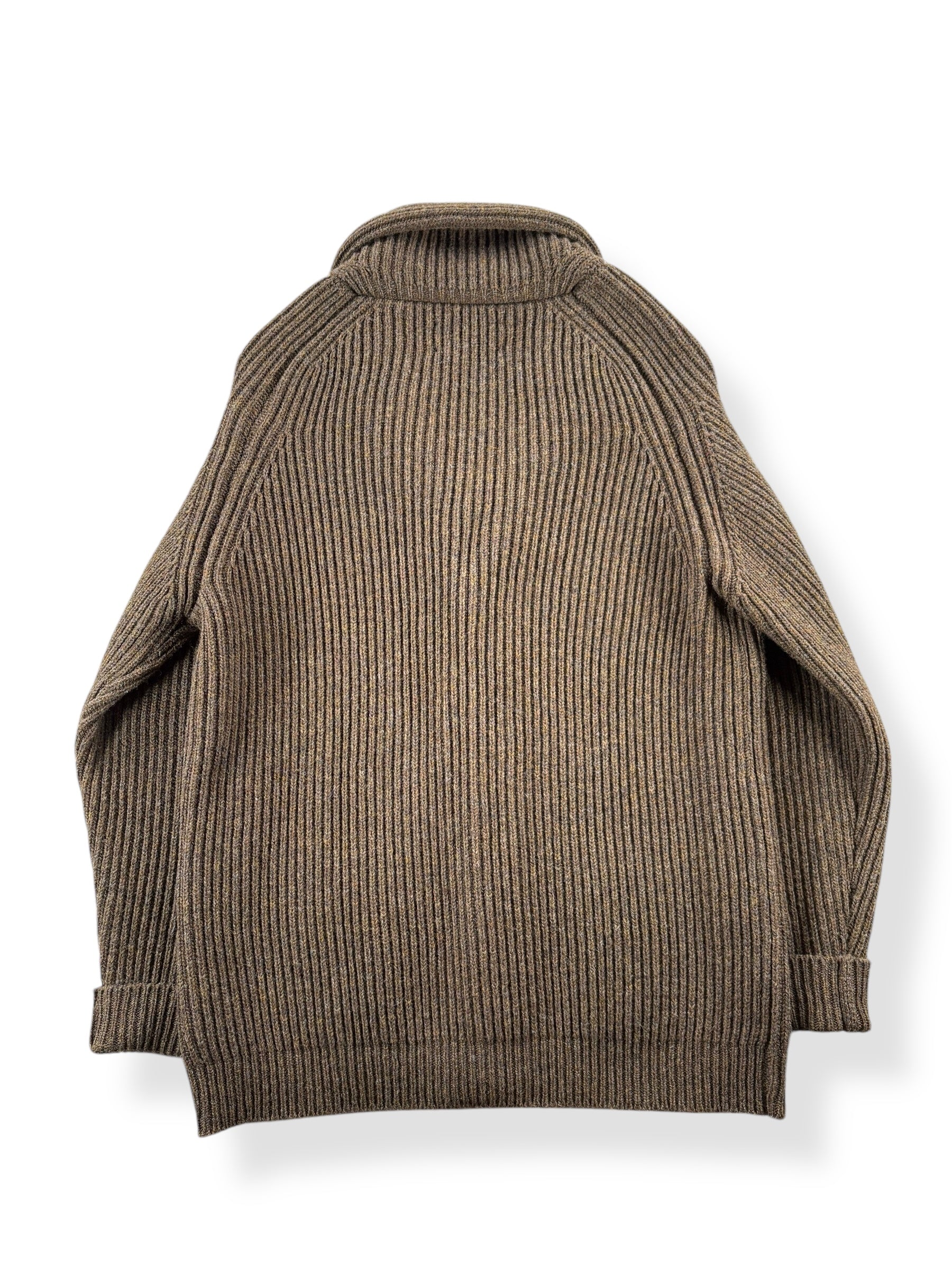 Back of Modern Filson Bristol Wool Cardigan SZ S