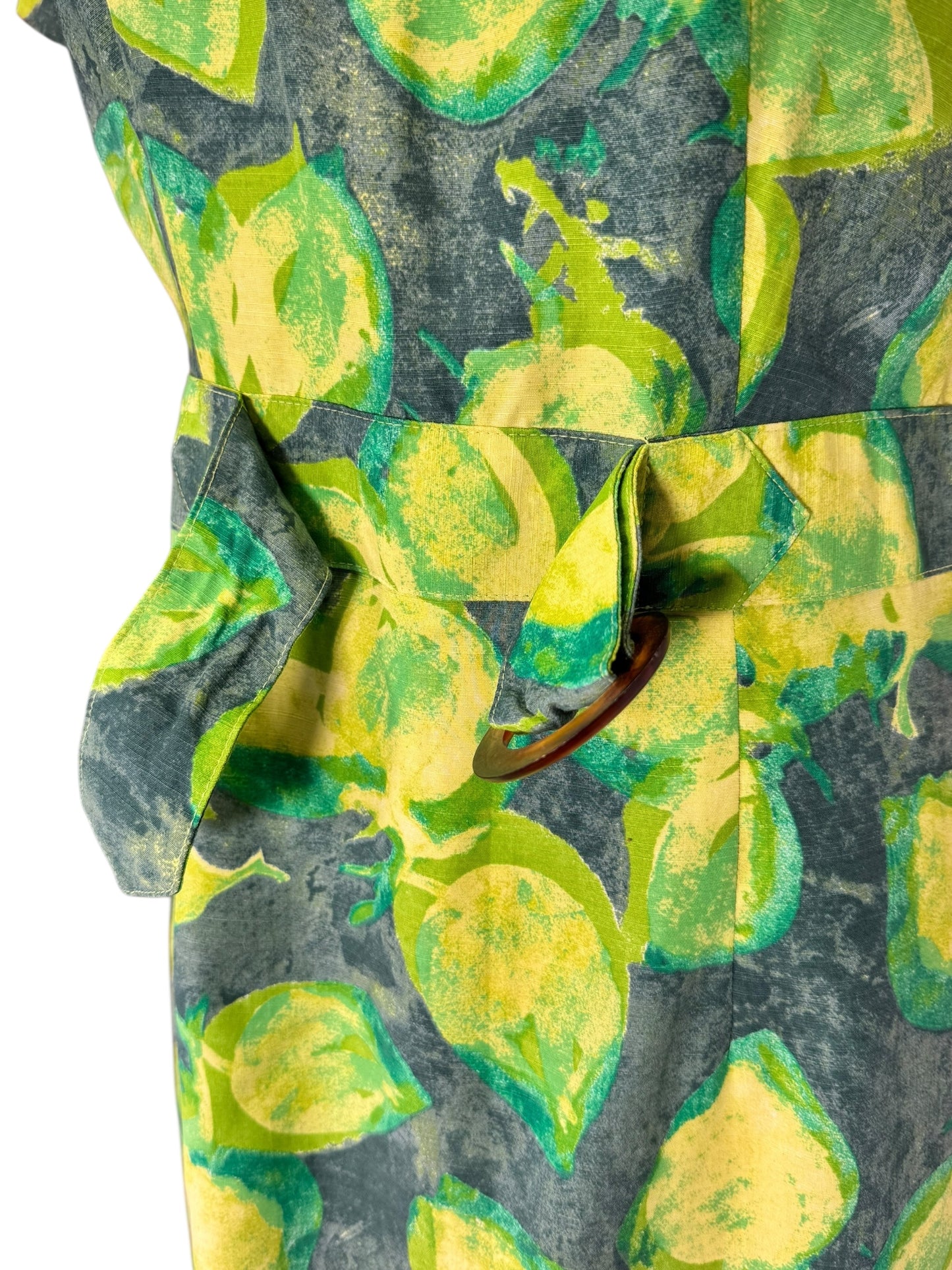 Open belt 1960s Lemon Dress M
