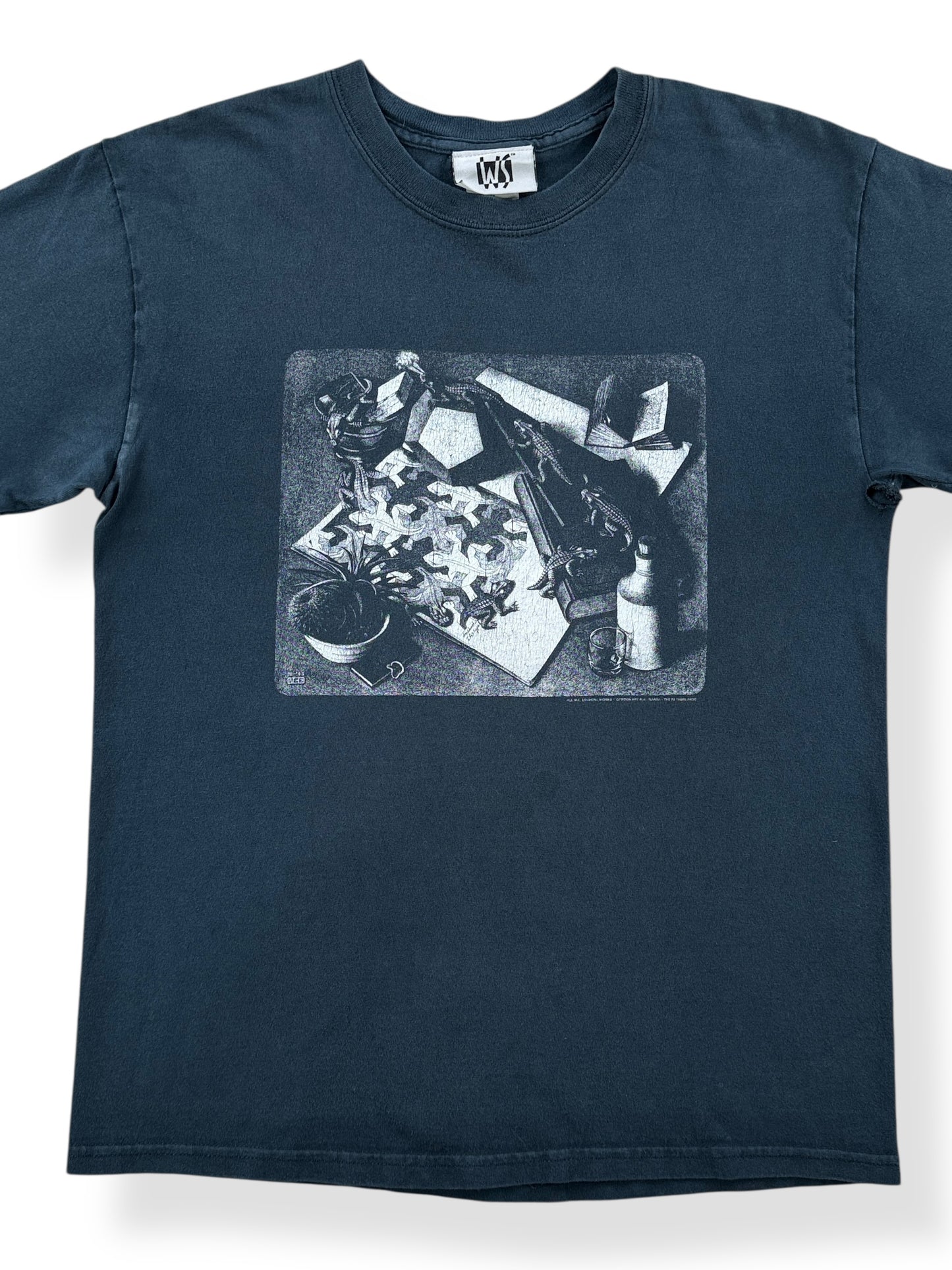Front of Vintage MC Escher Tee SZ M AS IS
