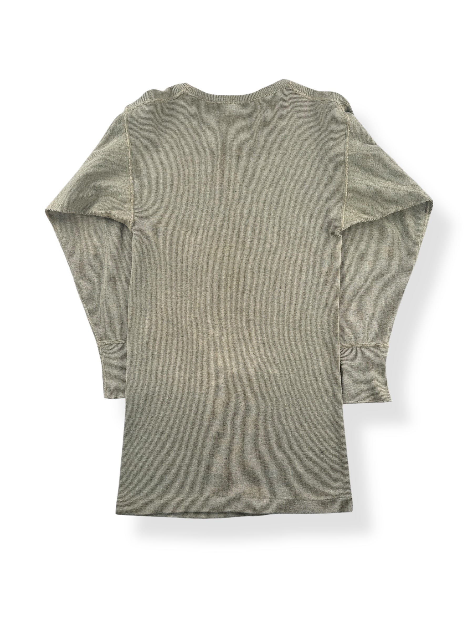 Back of Vintage Stenciled Military Pullover shirt SZ XS