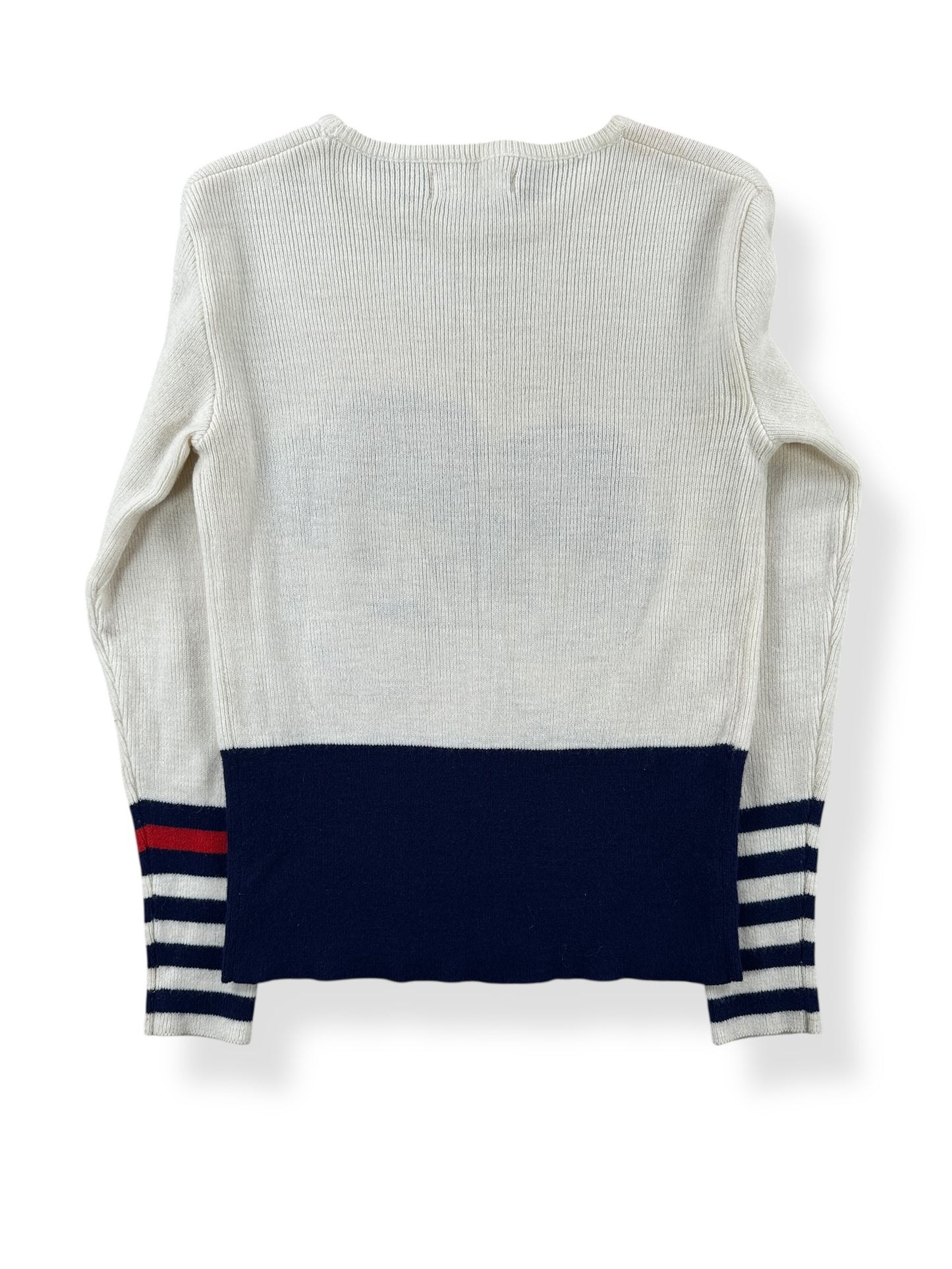 Back of Vintage Laurel & Hardy Sweater SZ XXS