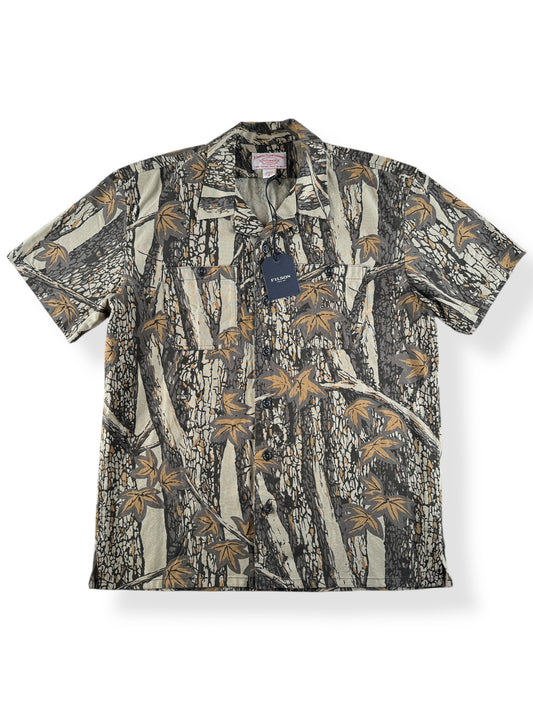 Front of NOS Filson Rustic Short Sleeve Camp Shirt SZ M