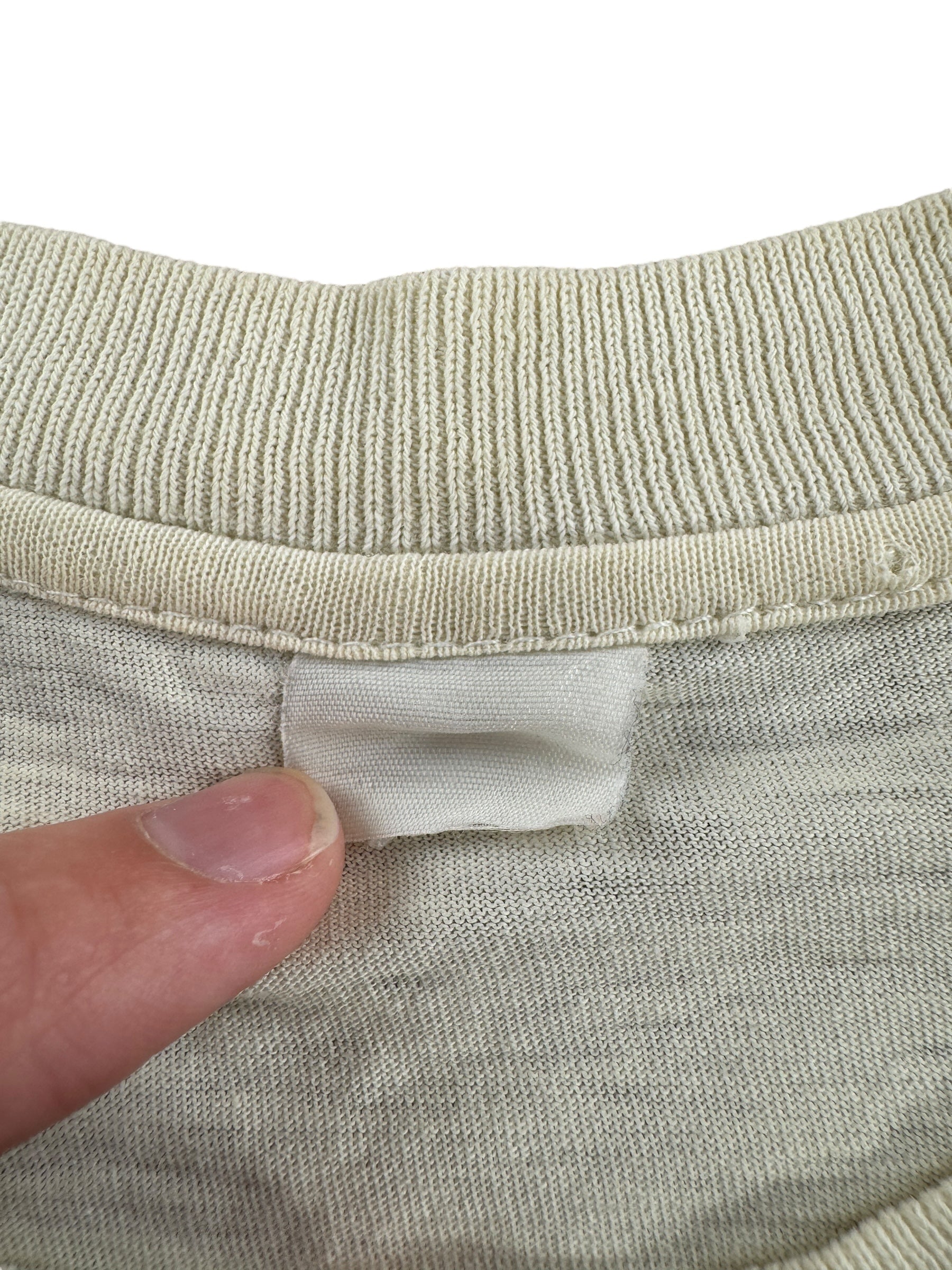 Blank Tab on Vintage Czechoslovakia Tee SZ M