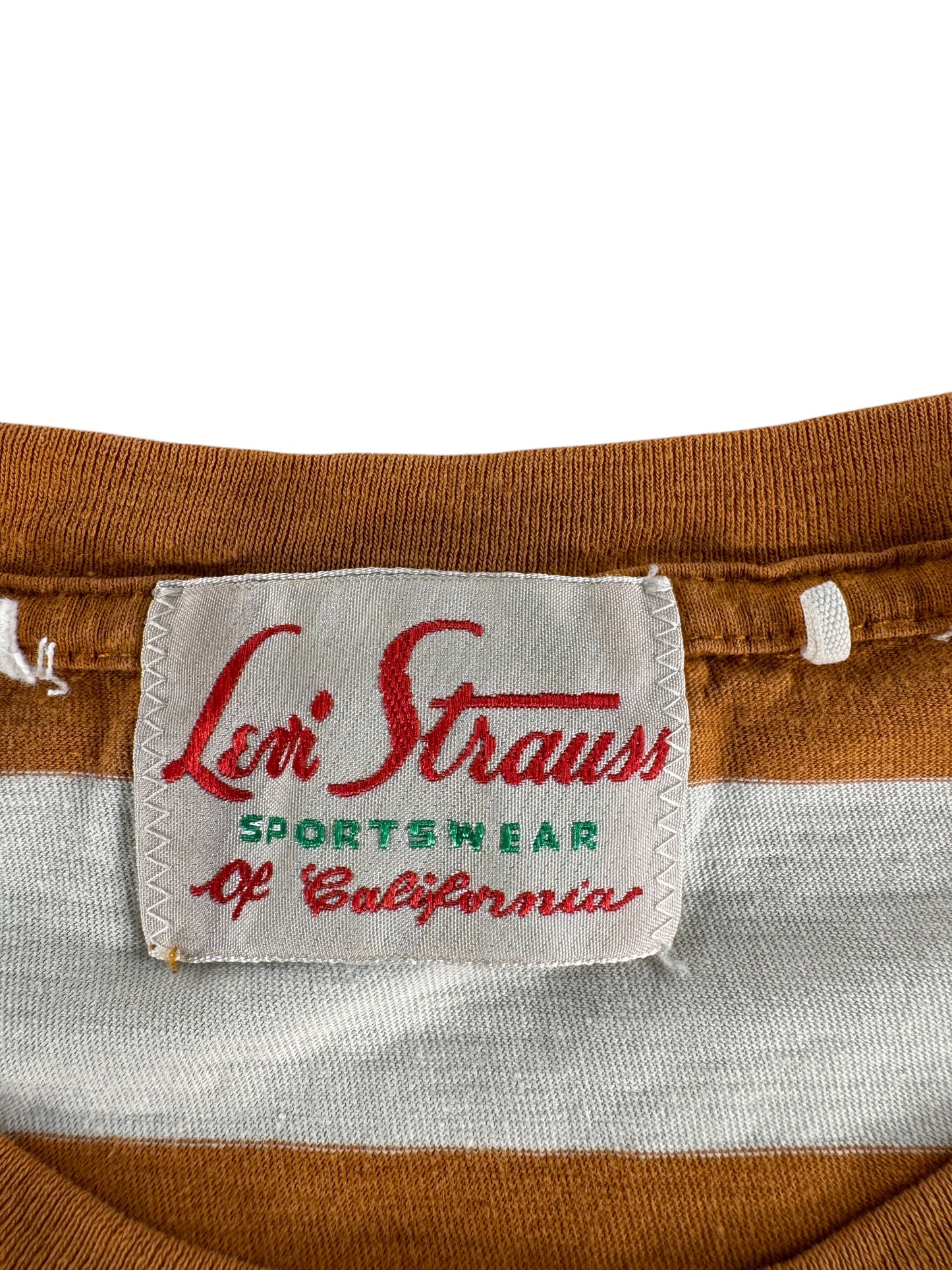 Tag on Modern Levi's Vintage Collection Striped Tee SZ M
