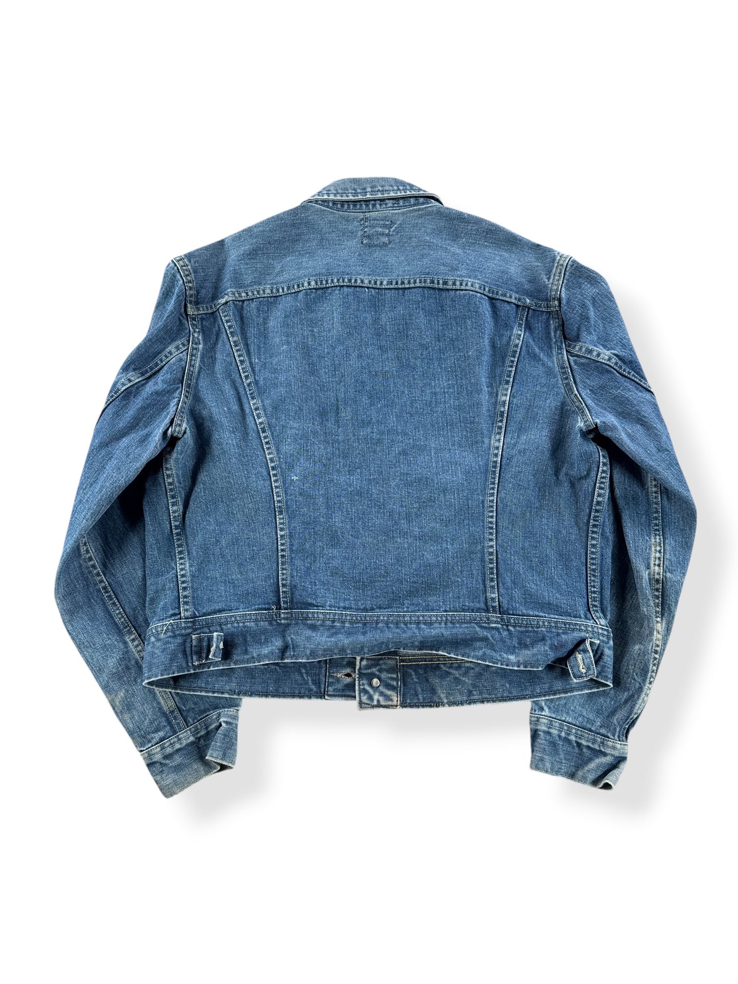 Back of Vintage 60s Lee 101-J Trucker Jacket SZ 44