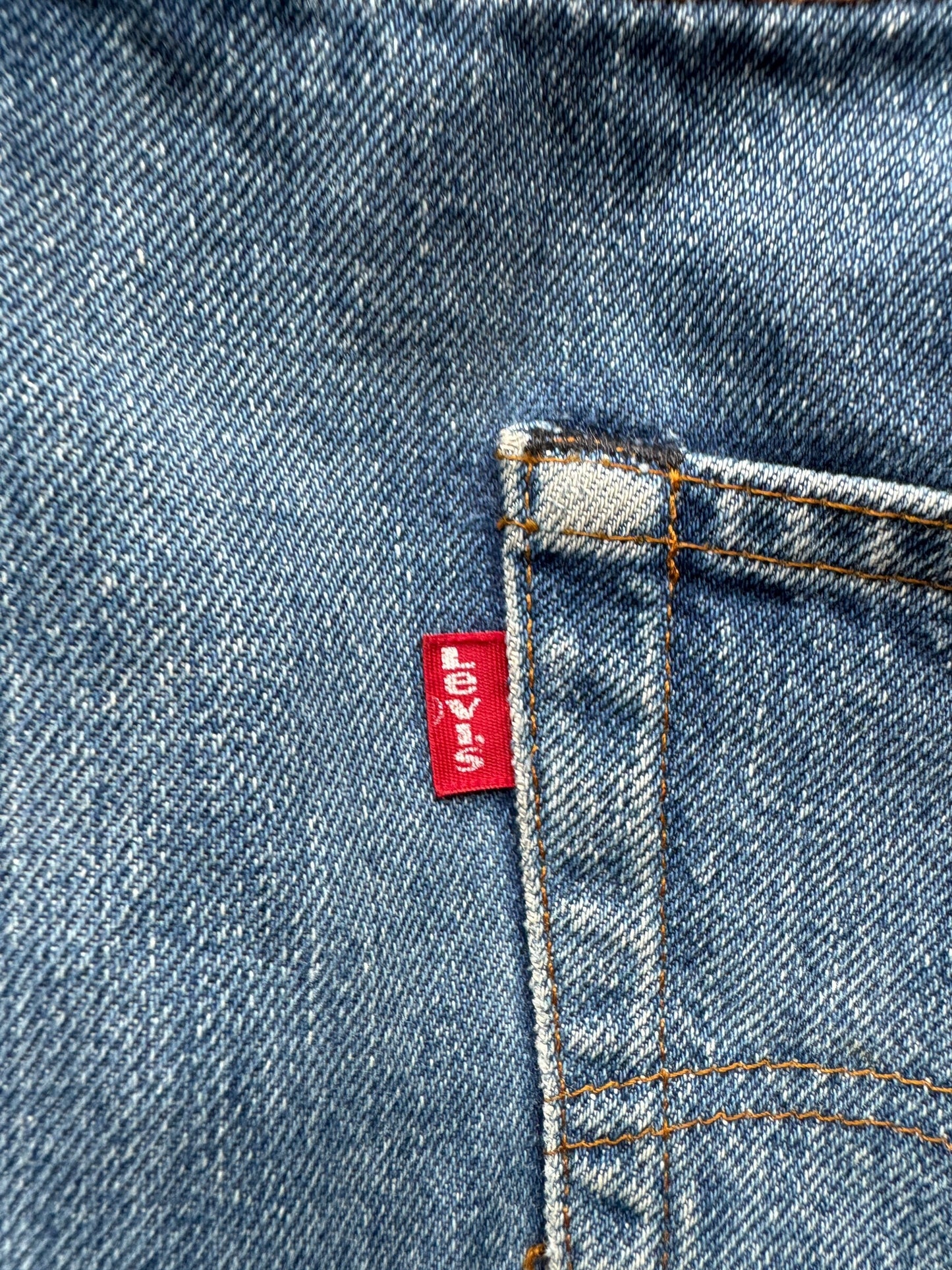 Red Tab on Vintage Double Stitch Levi's Redline Jeans W42