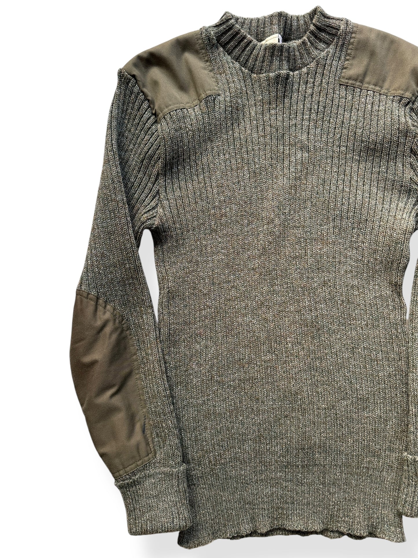Front Right of Vintage LL Bean Wool Sweater SZ L