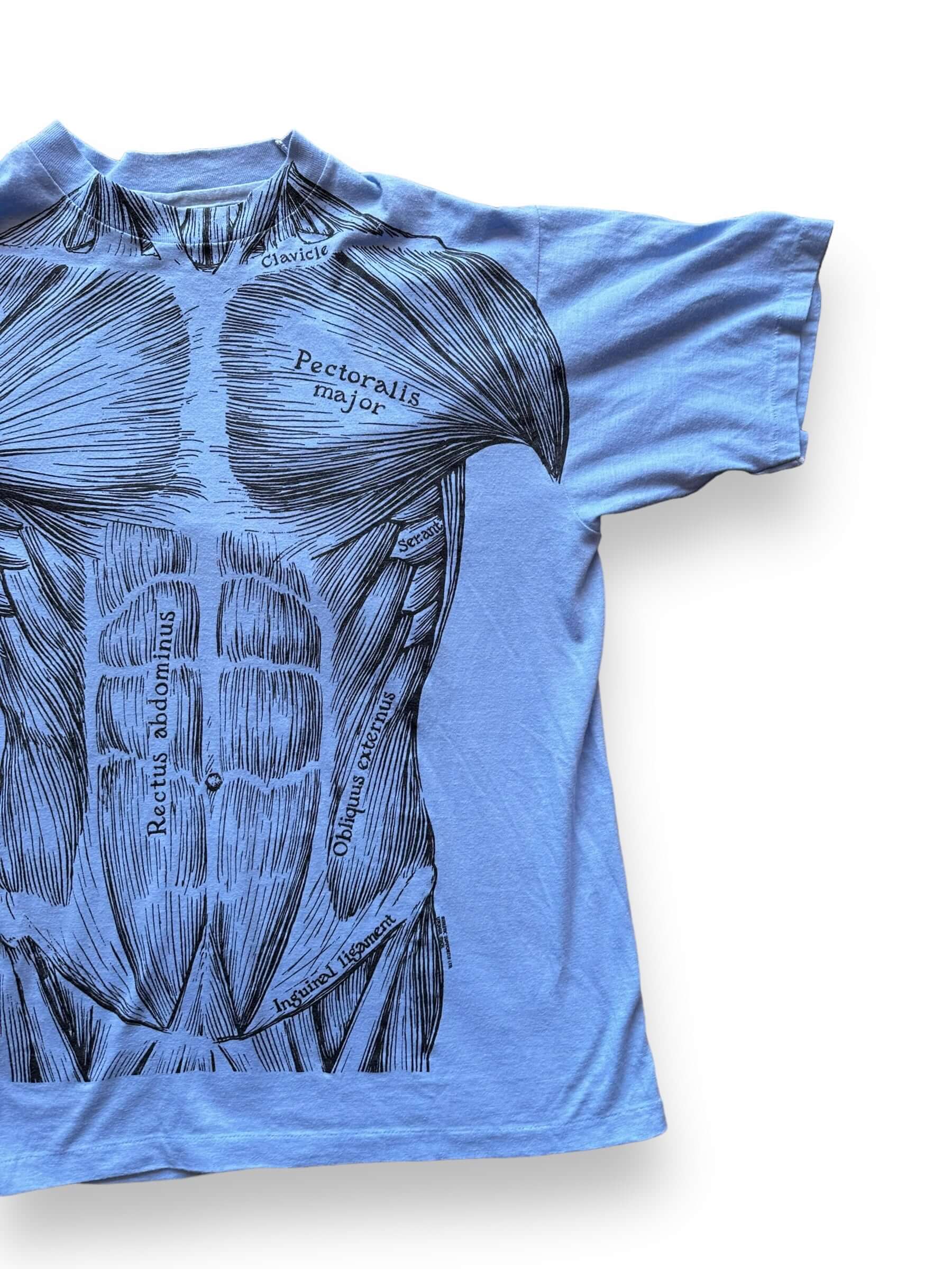 front left of Vintage Anatomical AOP Tee SZ M
