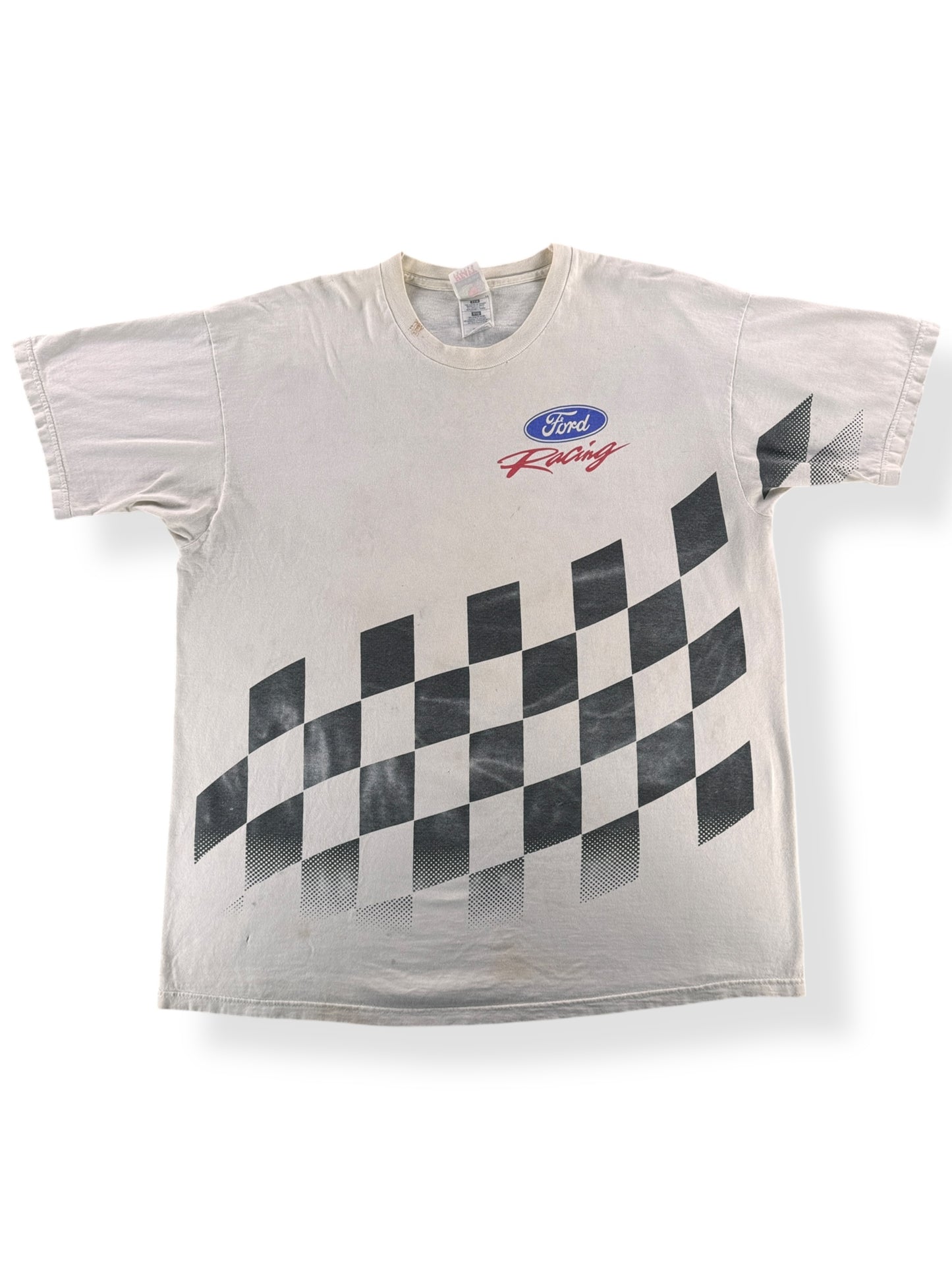 Front of Vintage Ford AOP Tee SZ XL AS IS