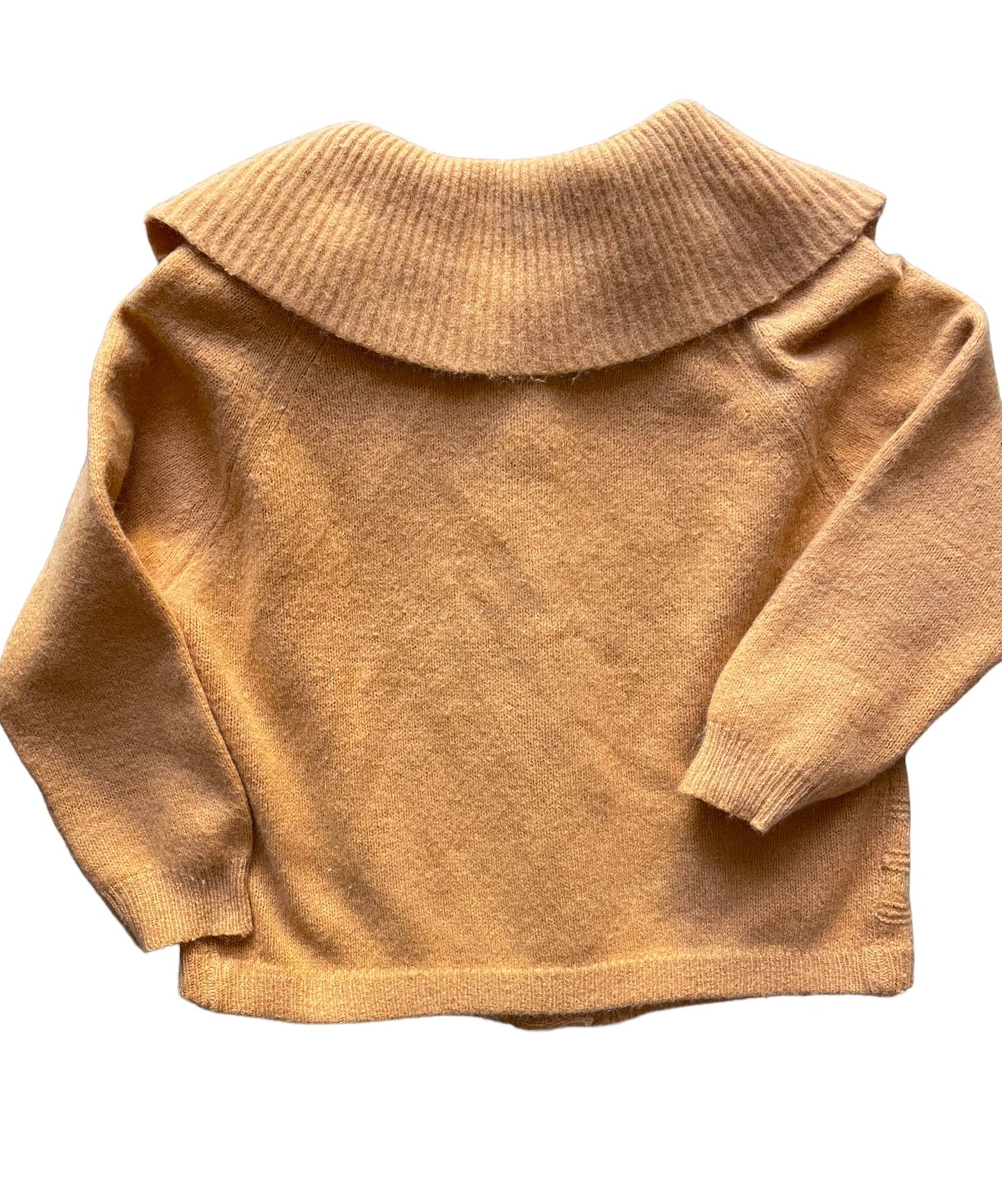 Back view of Vintage 1950s Jantzen Gold Cardigan | Seattle True Vintage | Barn Owl Ladies Clothing