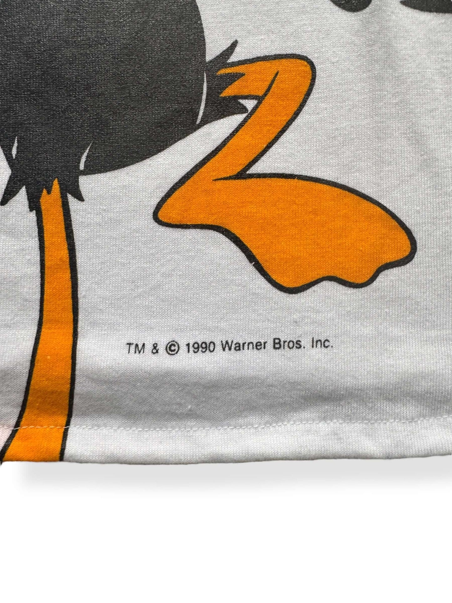 Trademark on Vintage Daffy Duck Color Blocked Flirts Tee SZ XL