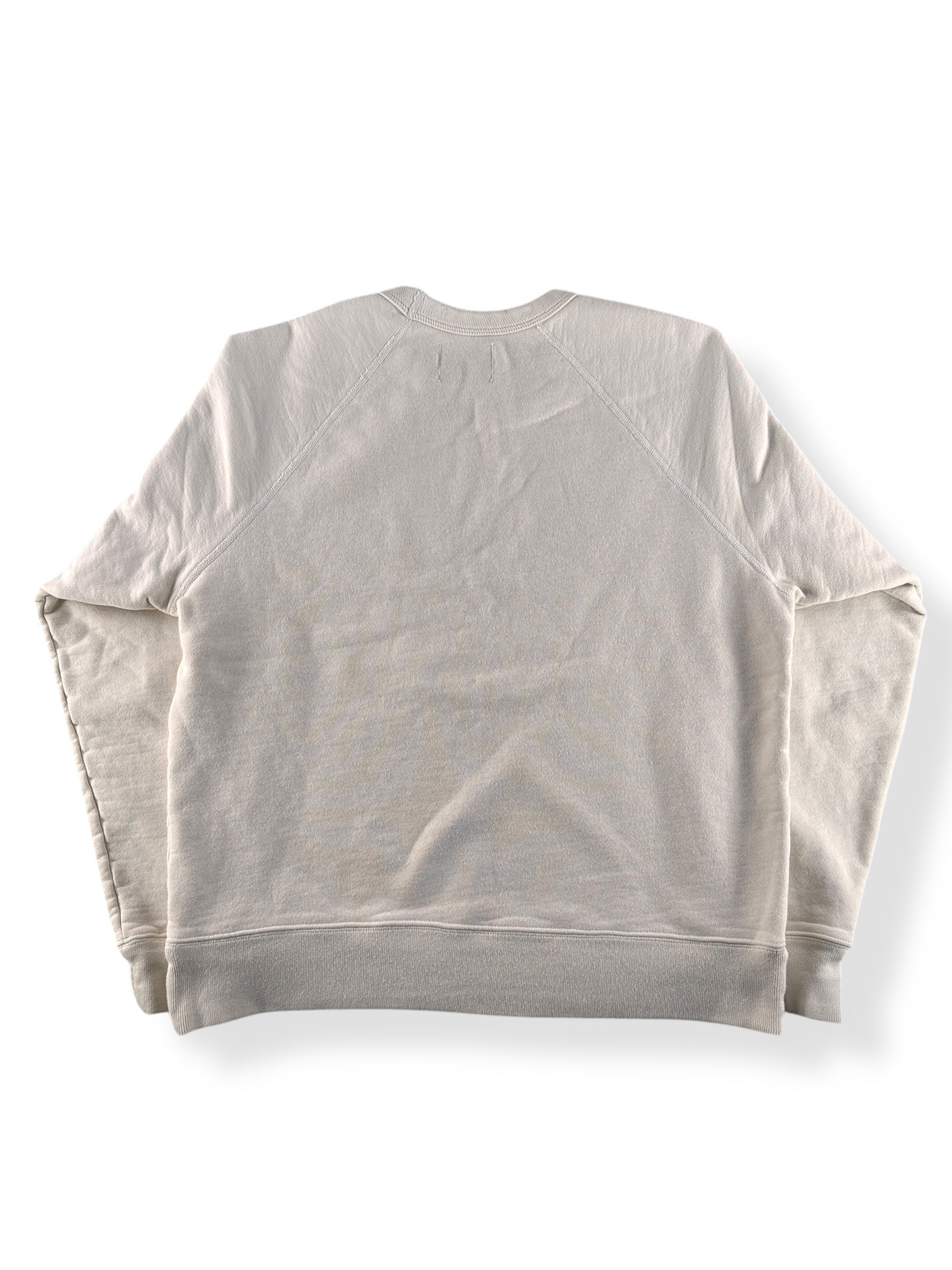Back of Modern Dehen Heavy Duty Crew White SZ L