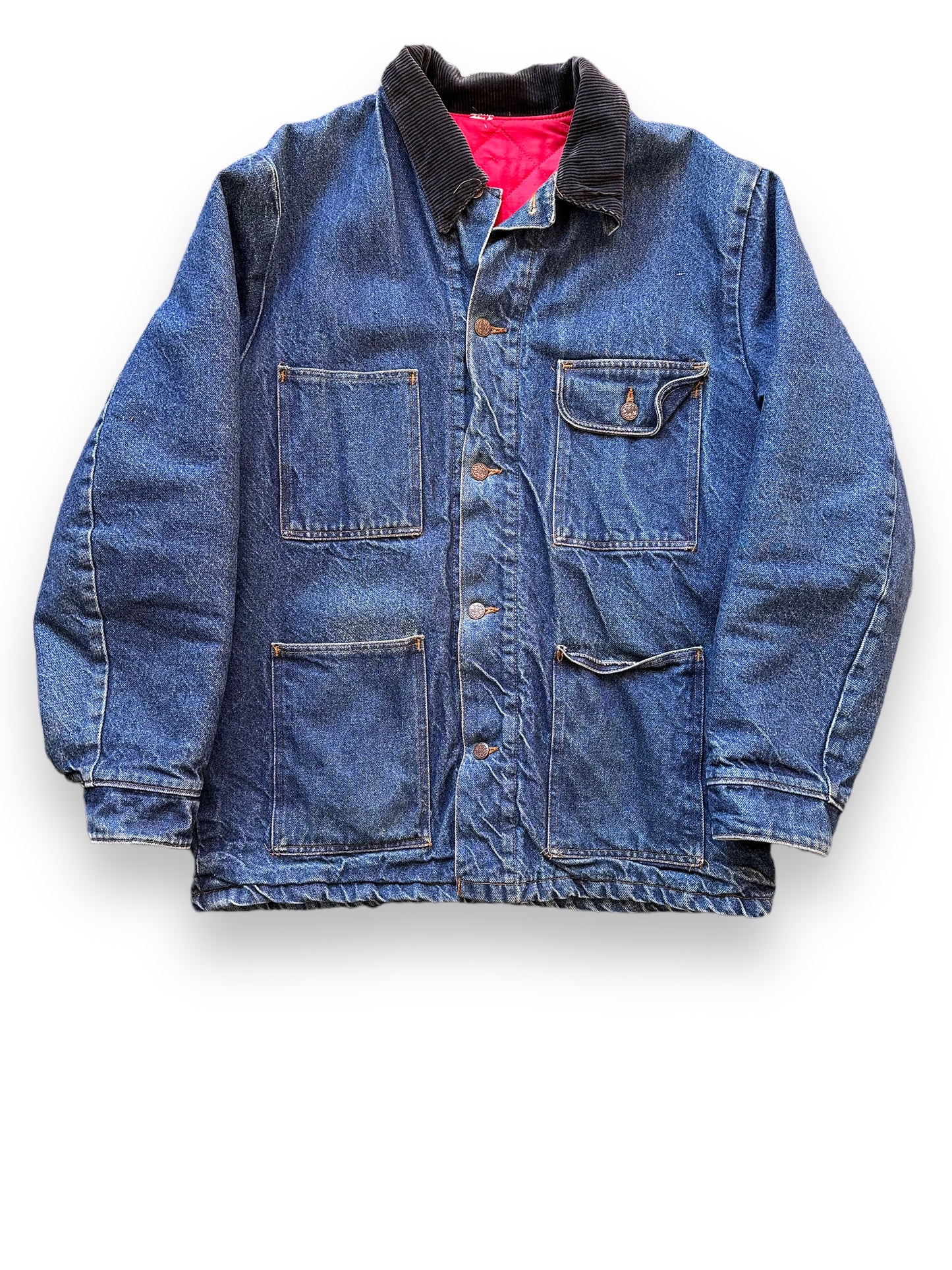 Vintage Quilted Liner Denim Chore Coat SZ 48 | Vintage Denim Chore Coat | Barn Owl Vintage Seattle