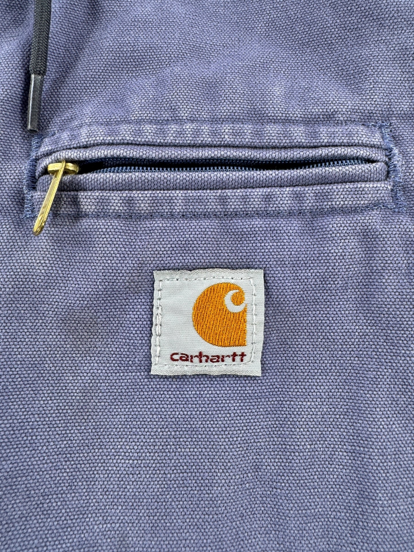 Carhartt Patch on Carhartt Women's Blue Dusk Jacket SZ XXL