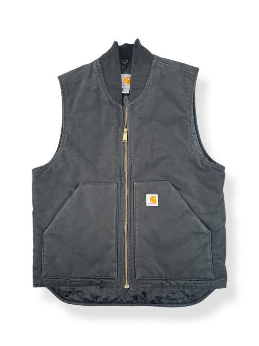 Front of Modern Made in Mexico Carhartt Work Vest SZ M