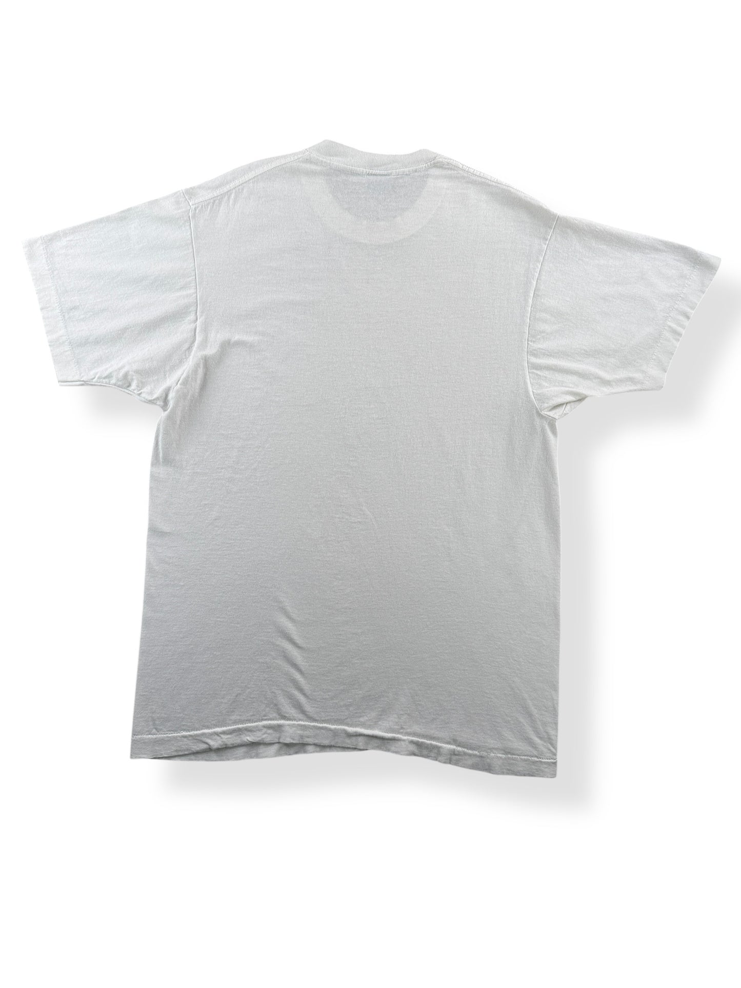 Back of Vintage 100% Cotton BVD White Tee SZ XL (Fits M)