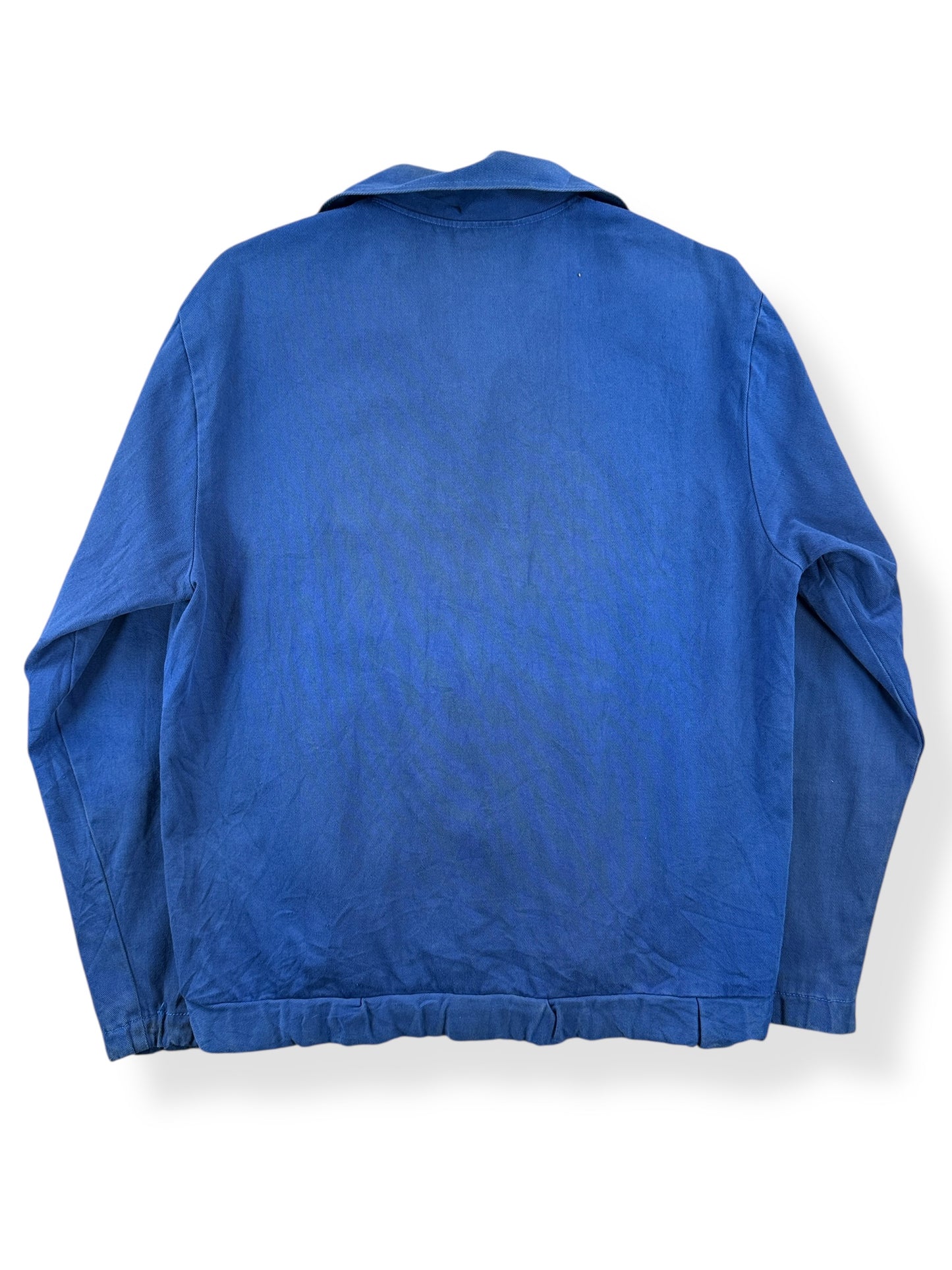 Back of Vintage French Work Jacket SZ M