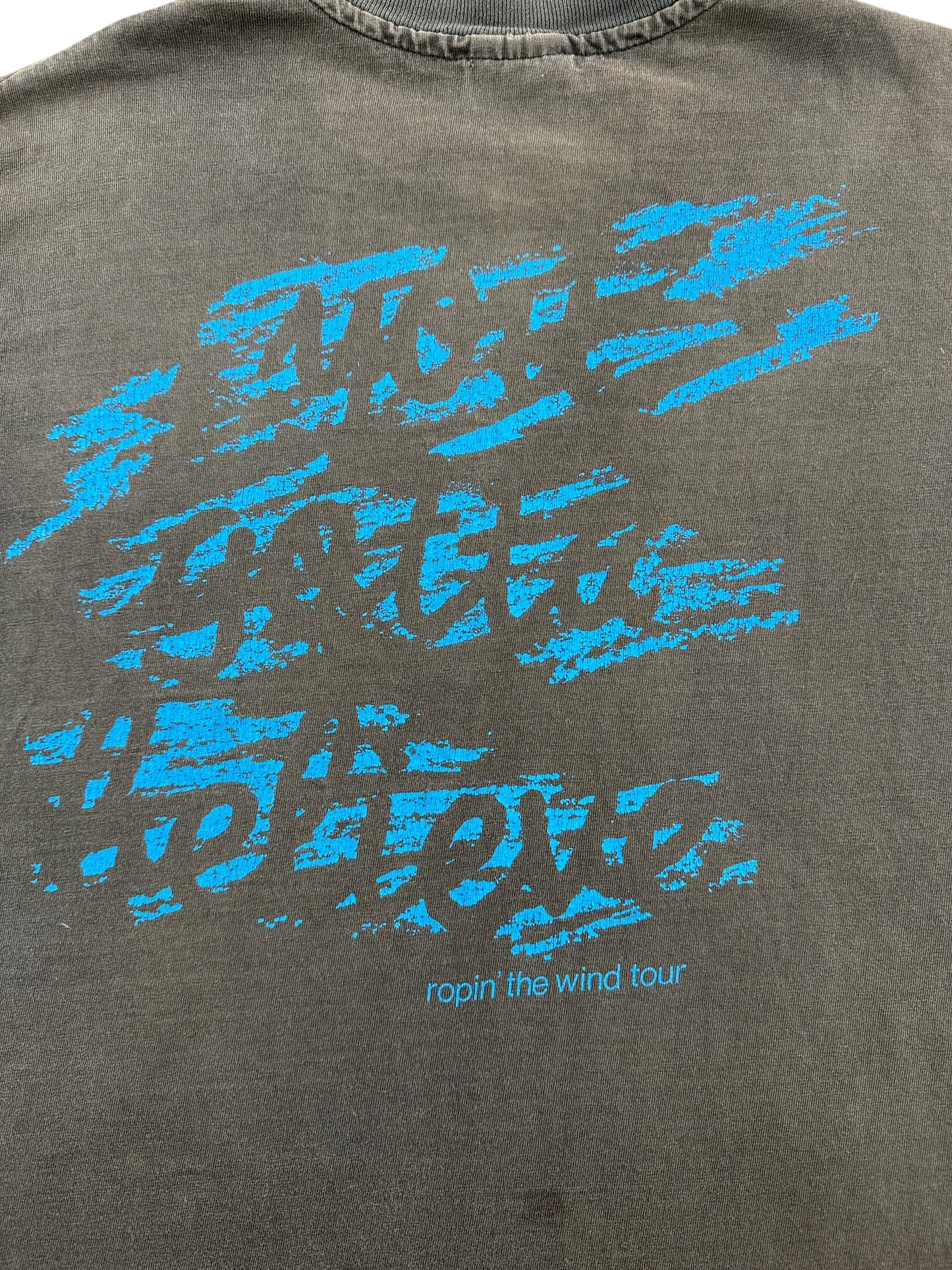 Back Graphic of Vintage Garth Brooks Fader Tee SZ L