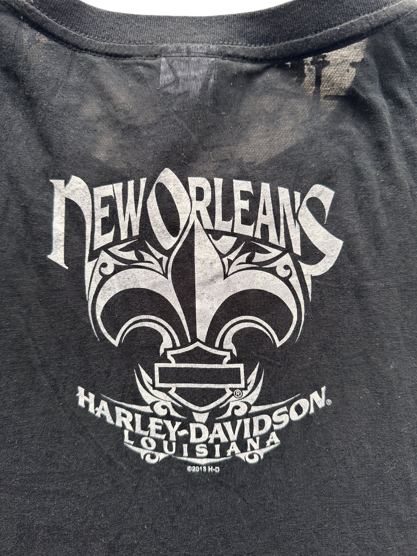 Back Graphic of 2015 Harley-Davidson New Orlean Ladies Tee L
