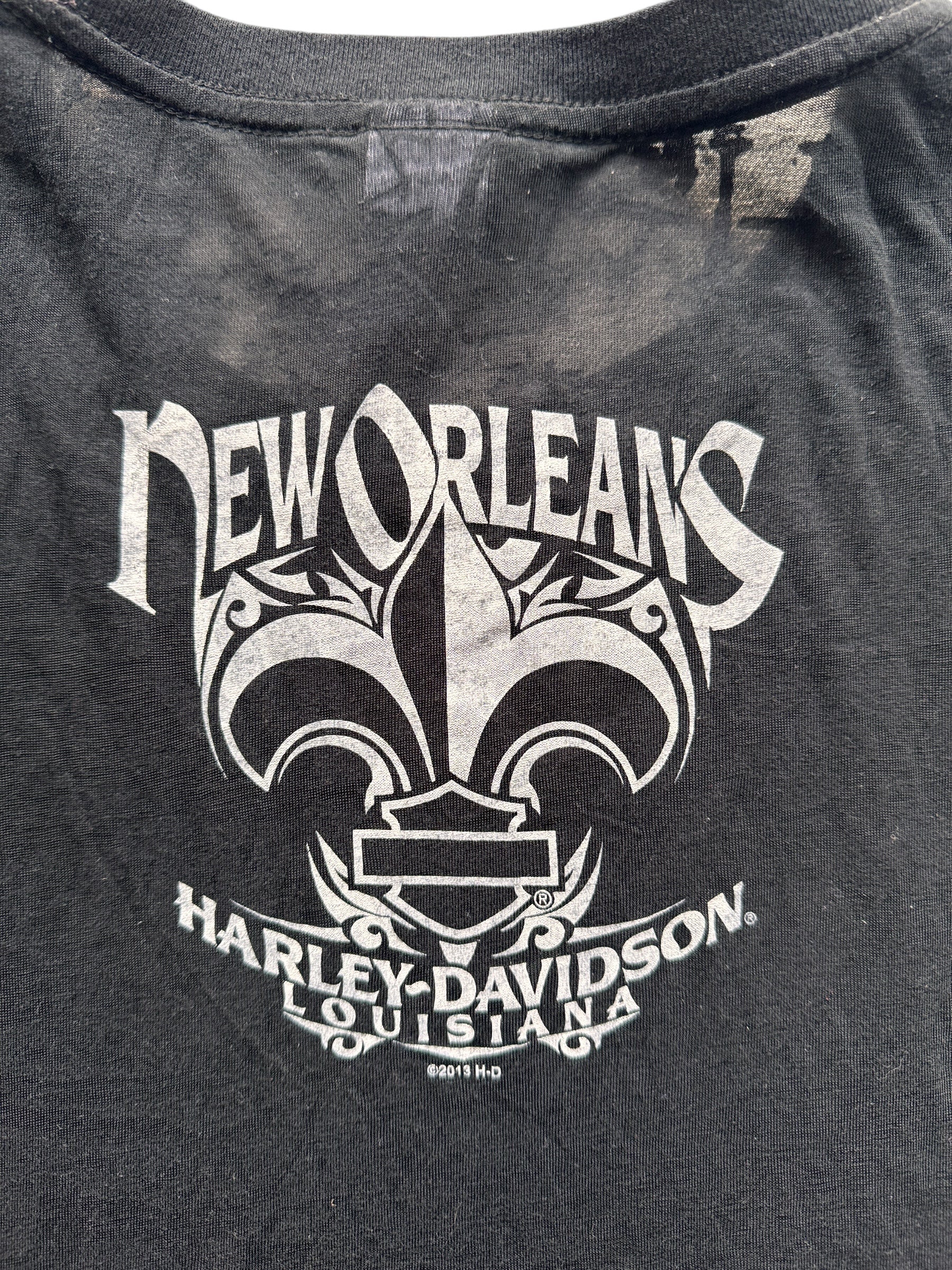 Back Graphic of 2015 Harley-Davidson New Orlean Ladies Tee L