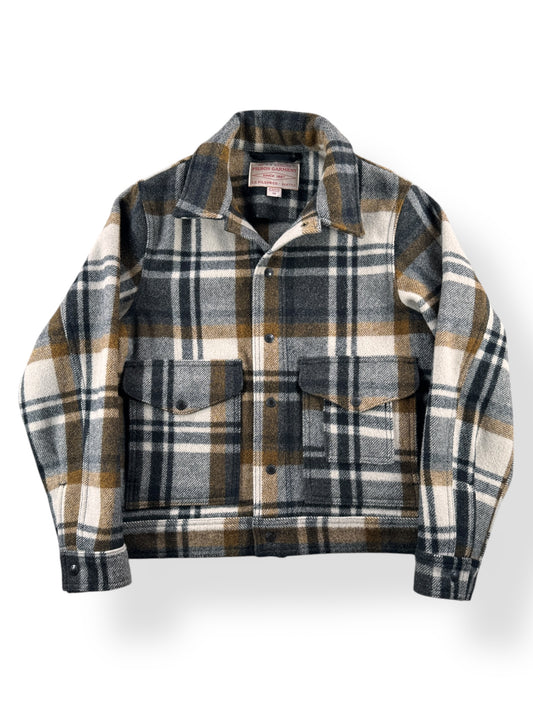 Front of Modern Ladies Filson Wool Plaid Jacket SZ XS