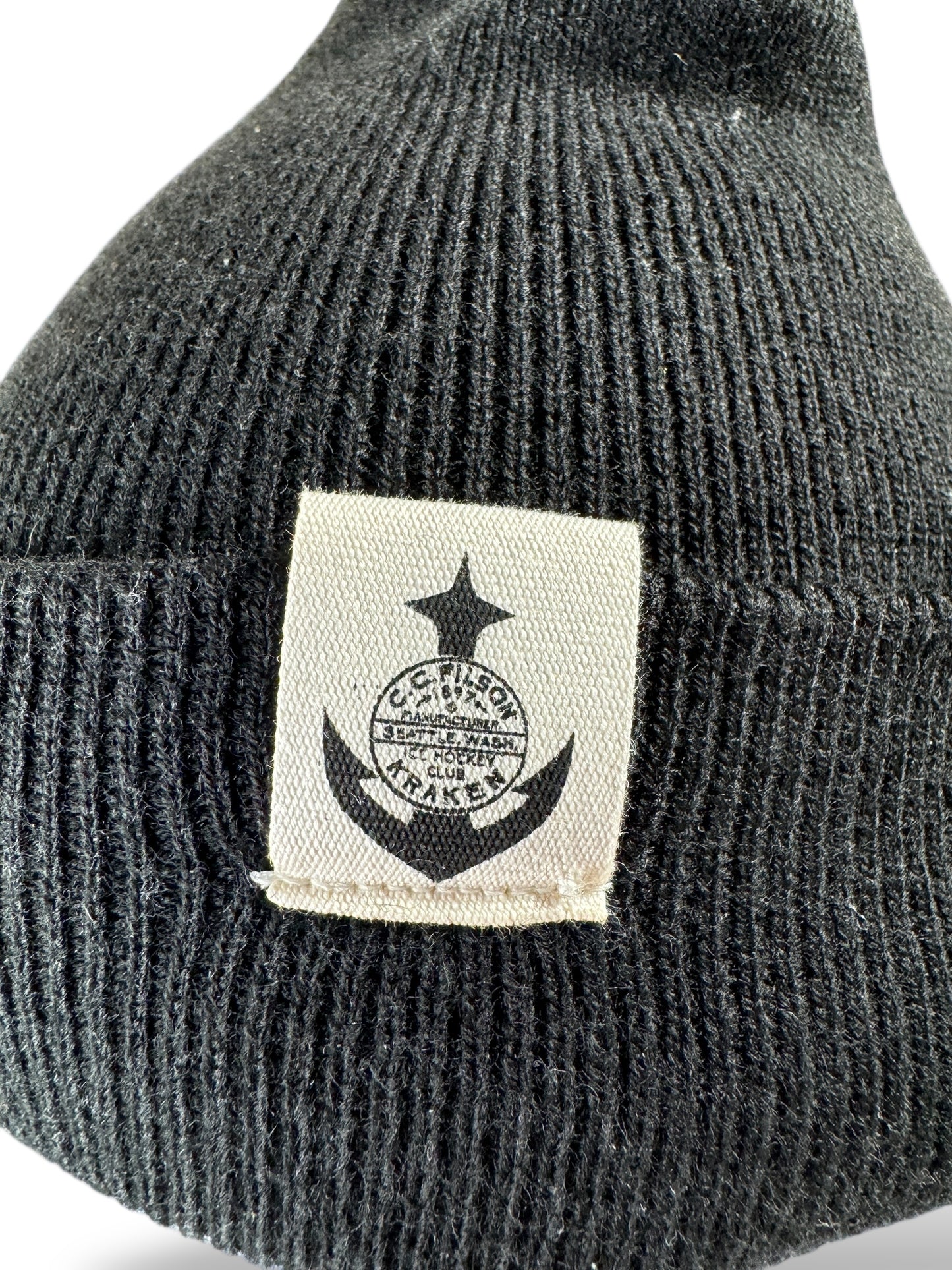 Label on Modern Filson Kraken Beanie OS