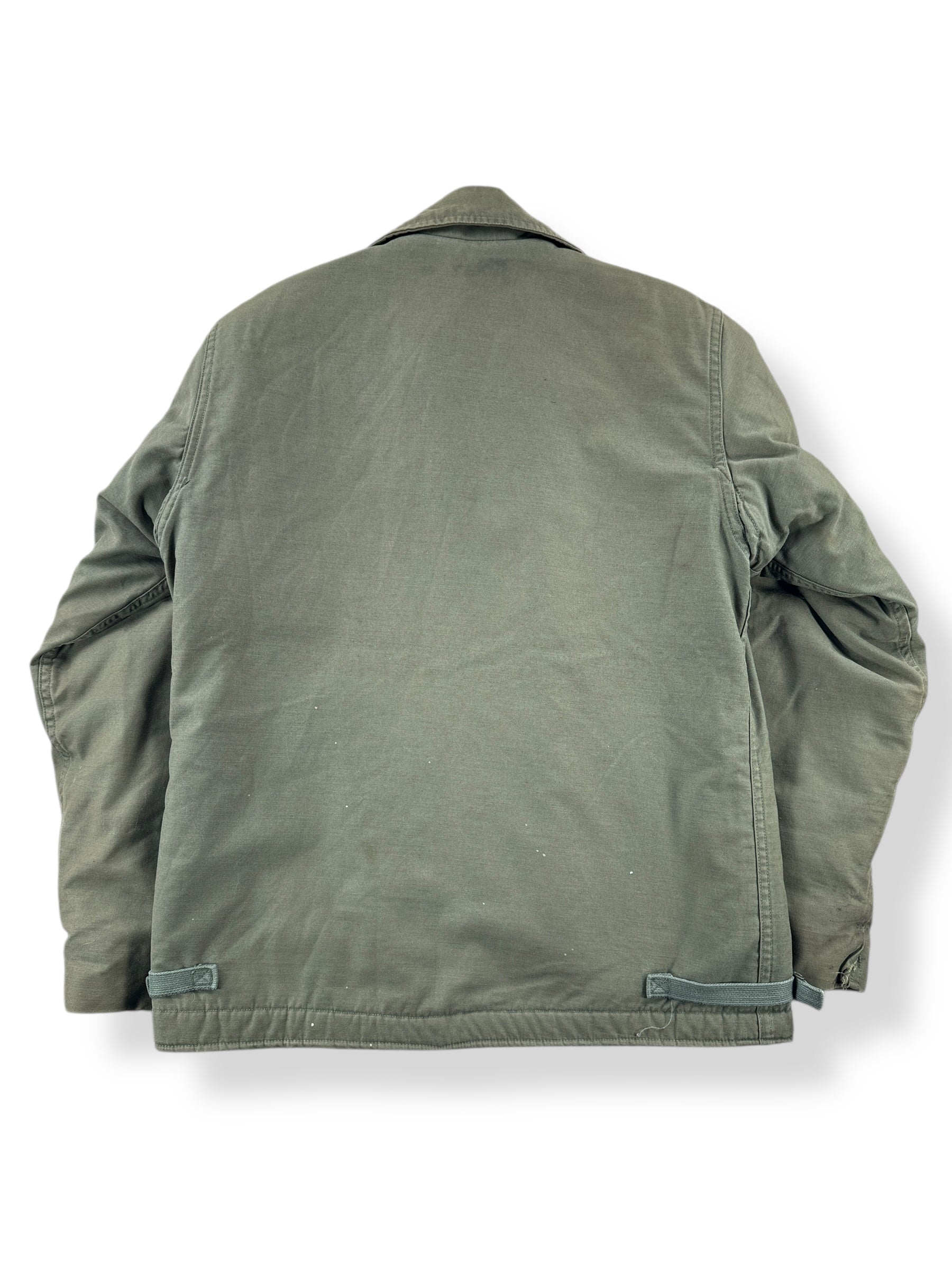 Back of Vintage A-2 Deck Jacket SZ L AS IS